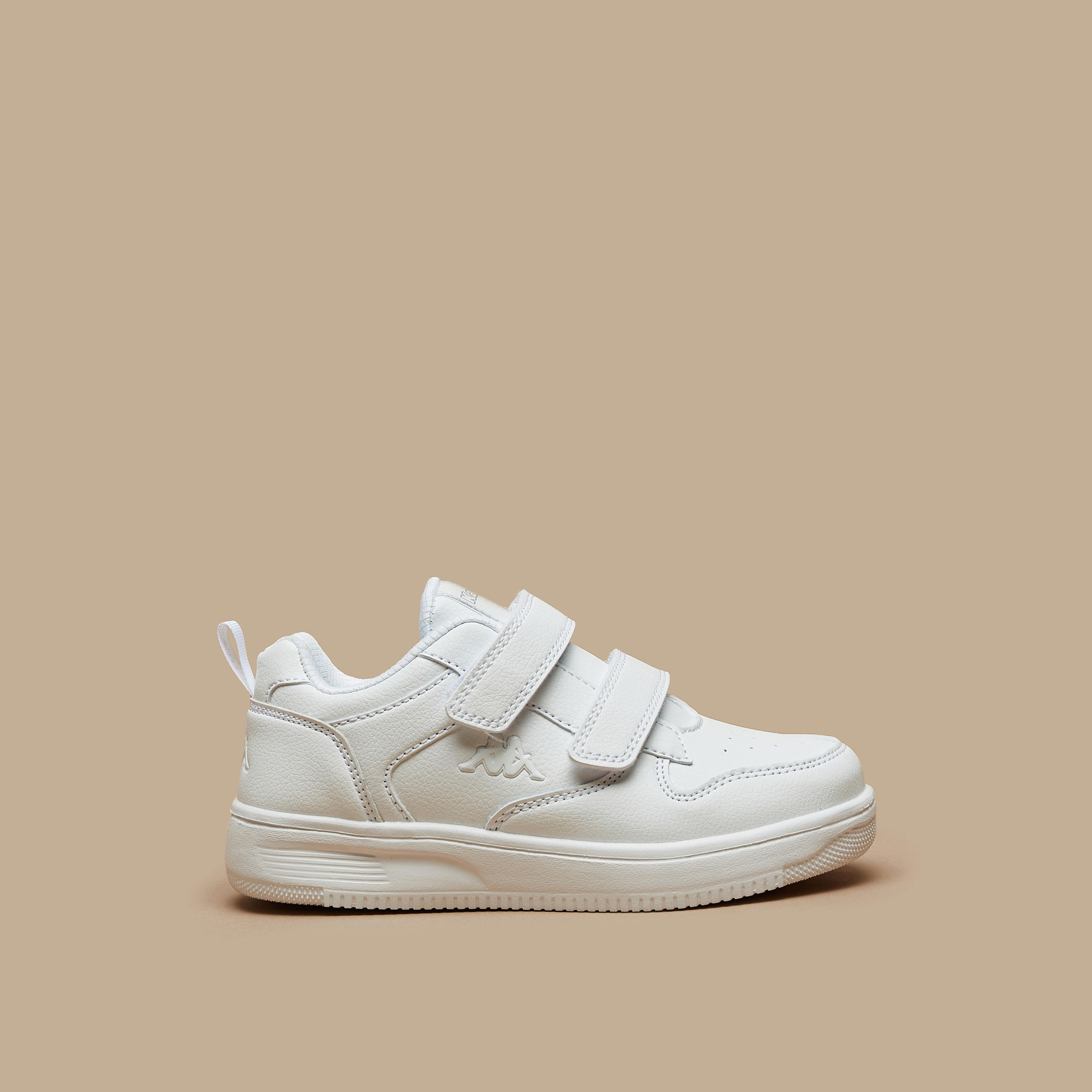 Kappa Kids Hook & Loop Ankle Sneakers Grippy Sole Shoes-boys-shoes-schoolshoes-image-3