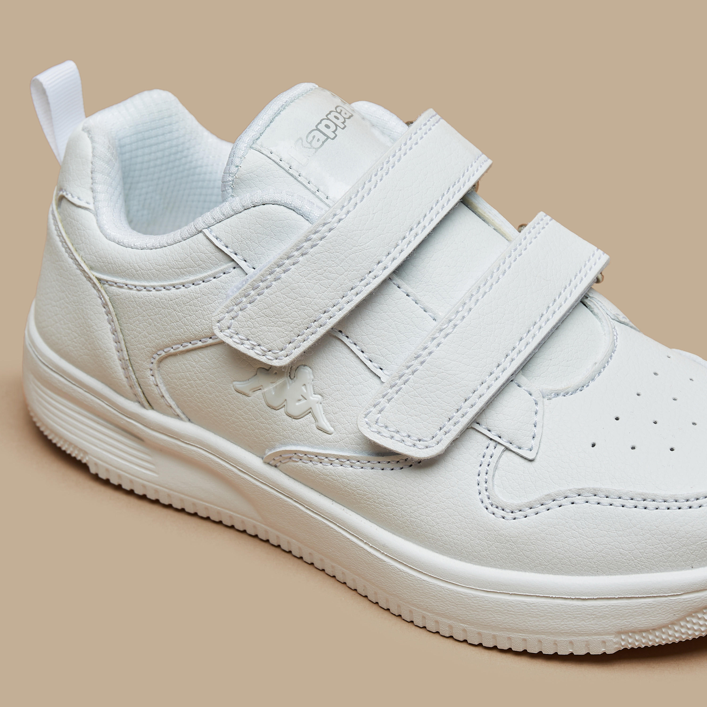 Kappa Kids Hook & Loop Ankle Sneakers Grippy Sole Shoes-boys-shoes-schoolshoes-image-5