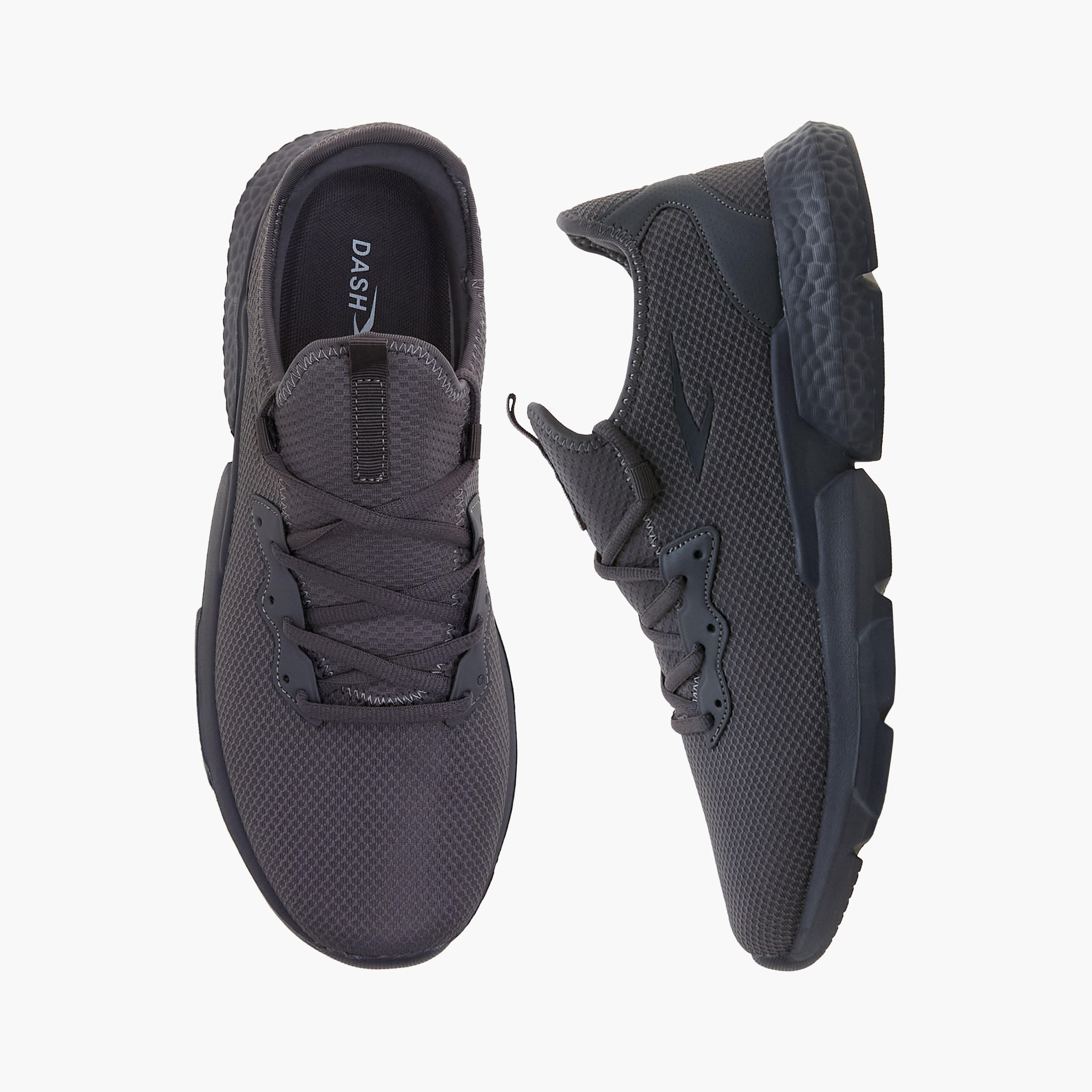 Dash Men Panelled Lace-Up Sports Shoes-men-shoes-sports-image-1