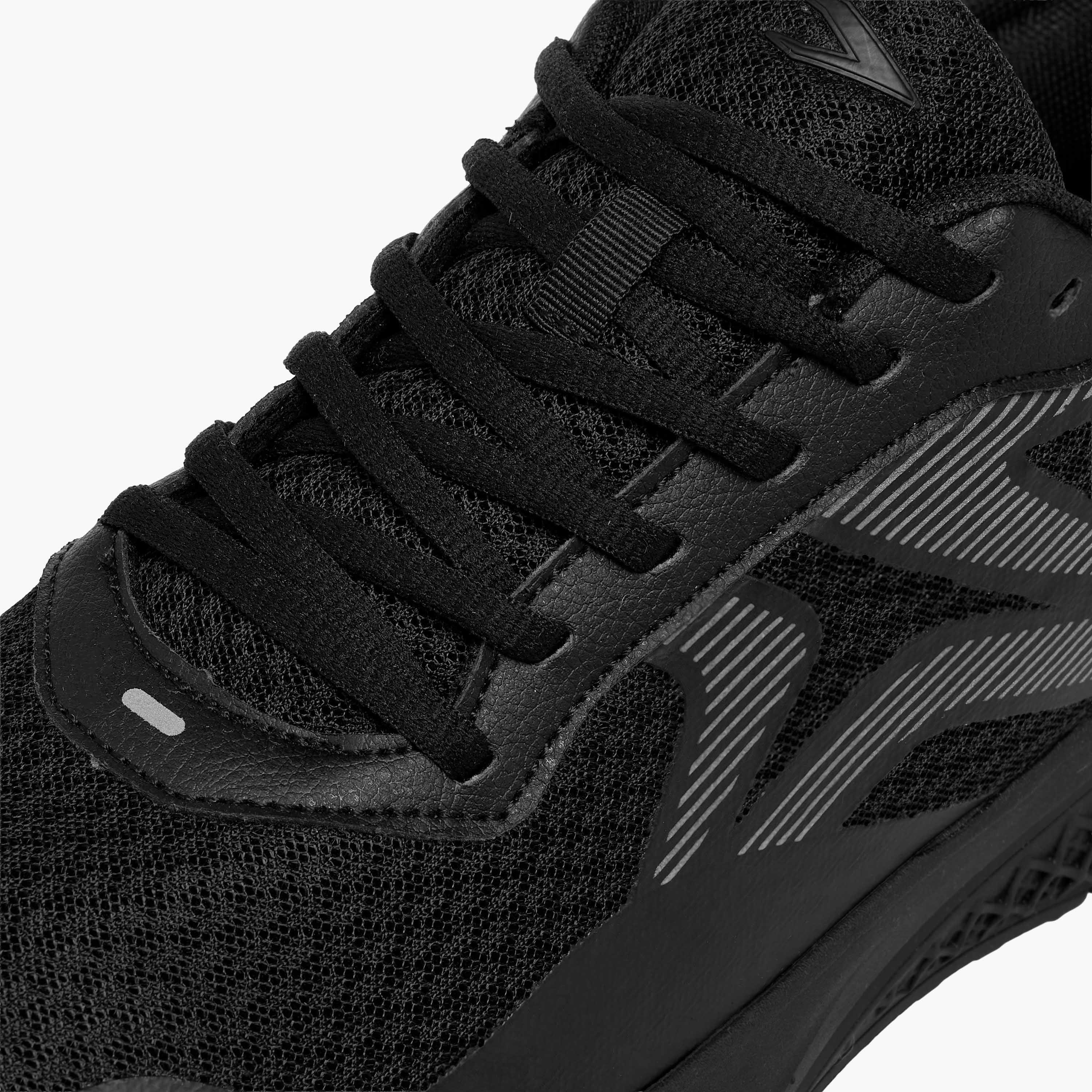 Dash Panelled Sports Shoes with Lace-Up Closure-sports-men-shoes-image-6