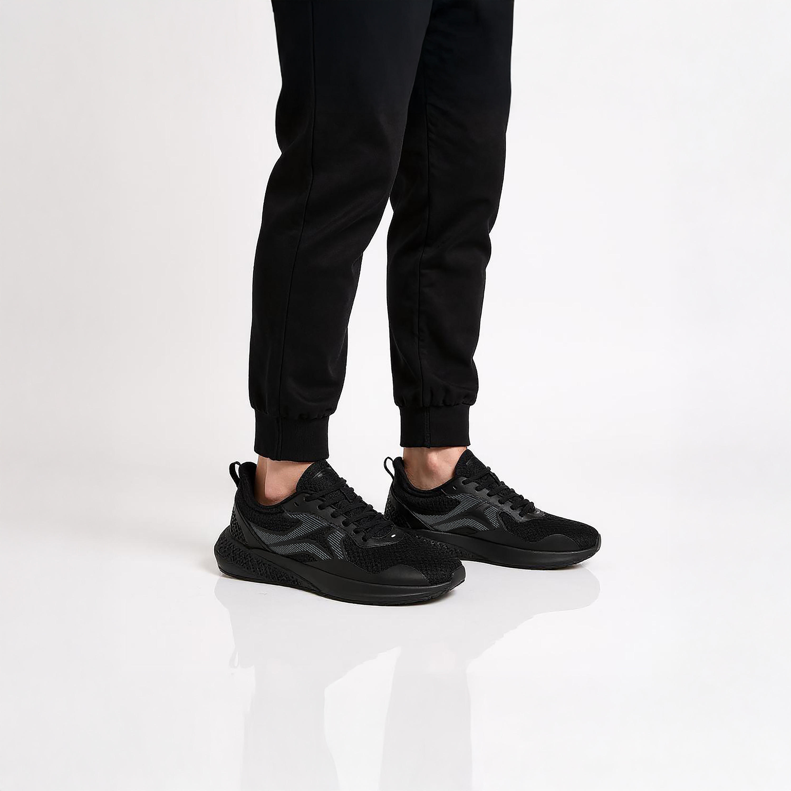 Dash Panelled Sports Shoes with Lace-Up Closure-sports-men-shoes-image-3