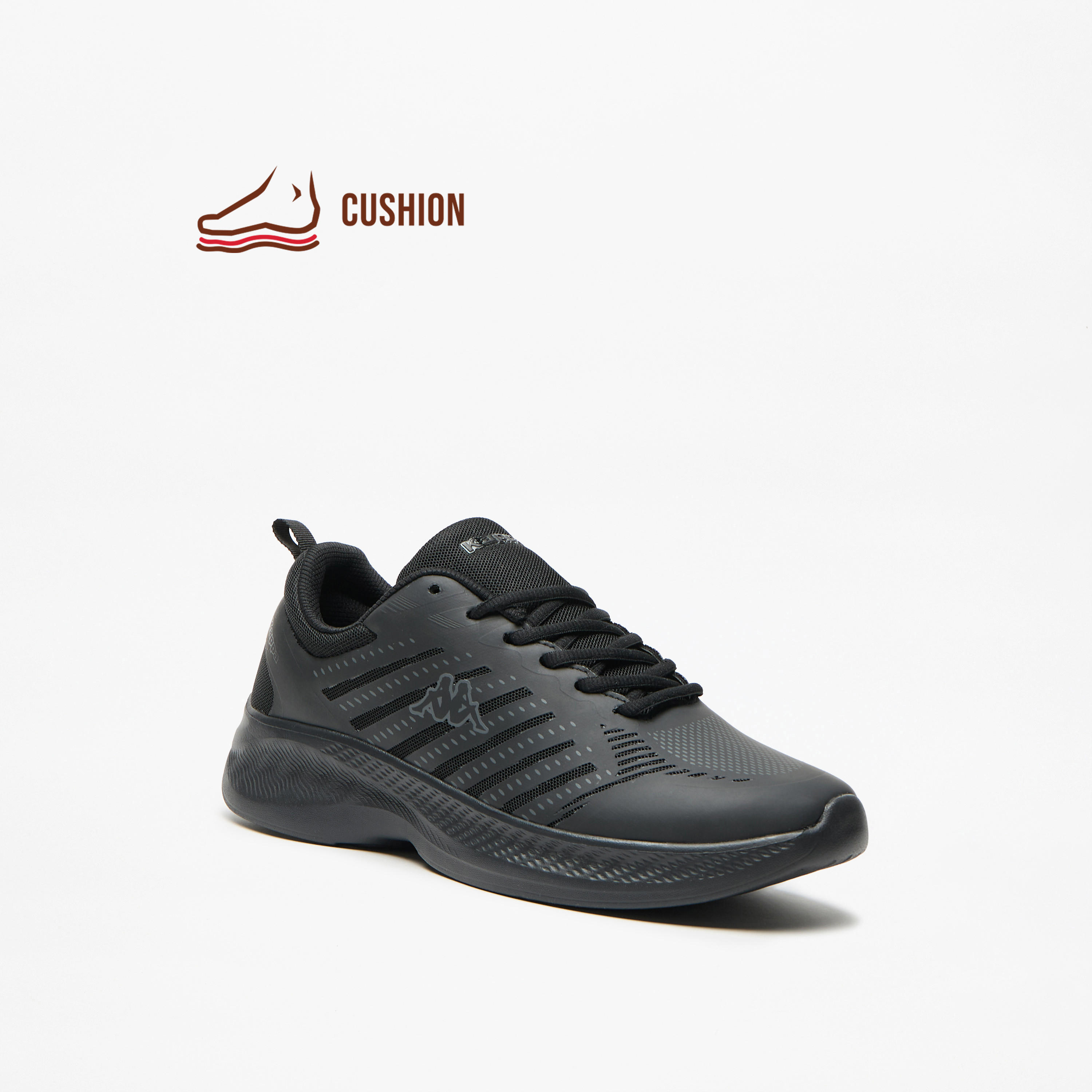 Kappa Men's Textured Sports Shoes with Lace-Up Closure-sports-men-shoes-image-1