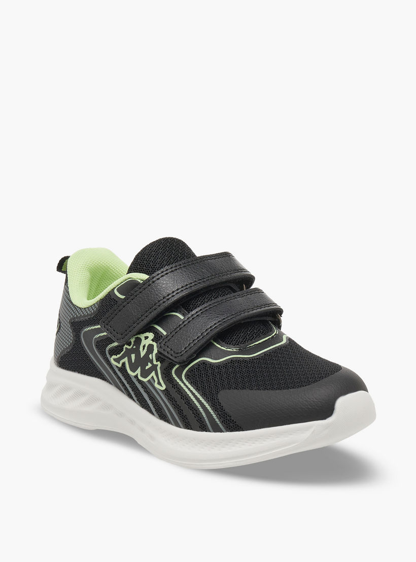 حذاء رياضي بشريط إغلاق لاصق وطبعات شعار للأولاد من كابا-boys-shoes-sneakers-image-2