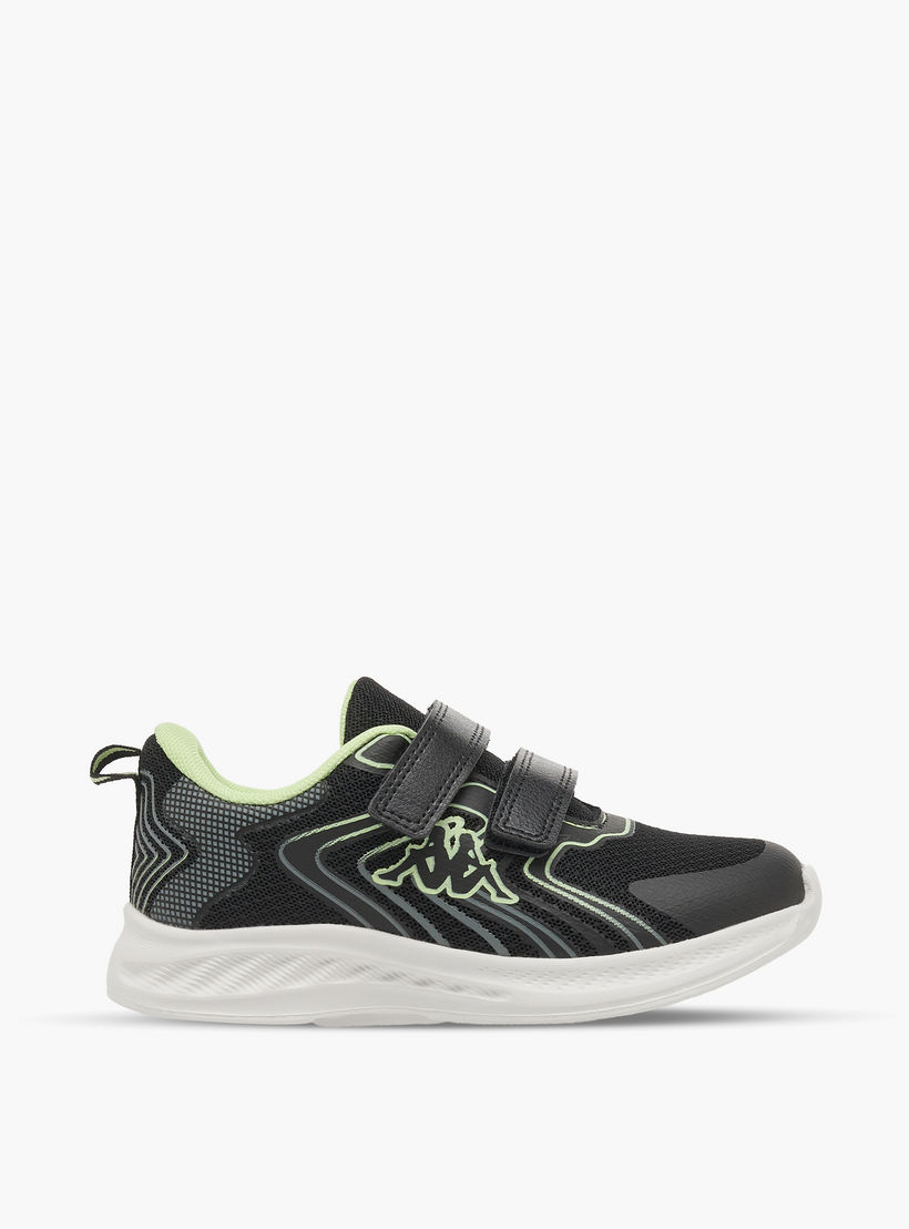 حذاء رياضي بشريط إغلاق لاصق وطبعات شعار للأولاد من كابا-boys-shoes-sneakers-image-3