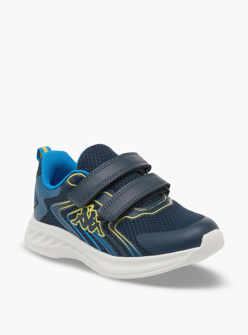 حذاء رياضي بشريط إغلاق لاصق وطبعات شعار للأولاد من كابا-boys-shoes-sneakers-image-2
