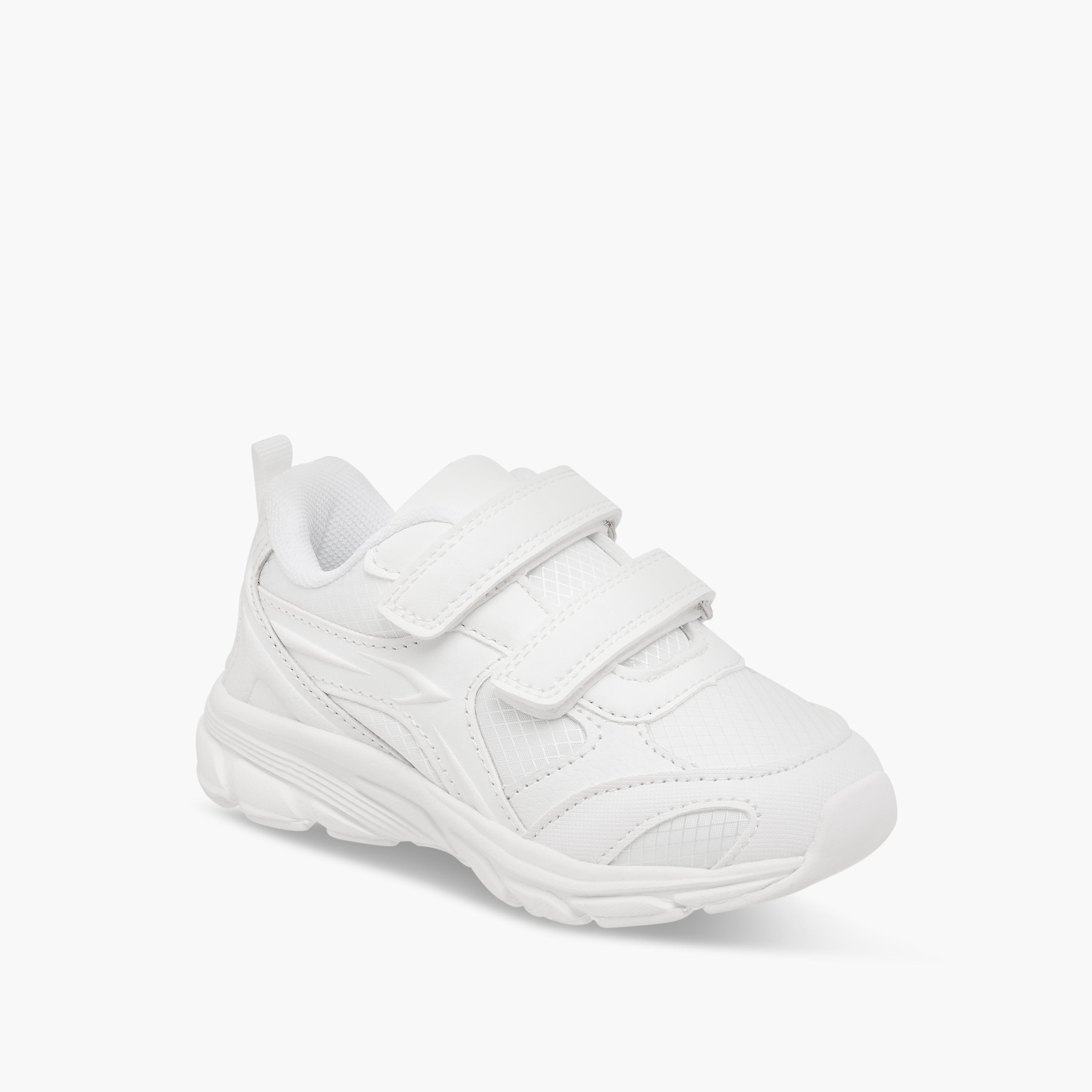Dash Panelled School Shoes with Hook and Loop Closure-boys-shoes-schoolshoes-image-2
