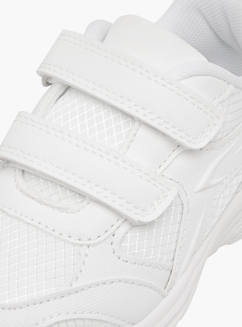 Dash Panelled School Shoes with Hook and Loop Closure-boys-shoes-schoolshoes-image-4