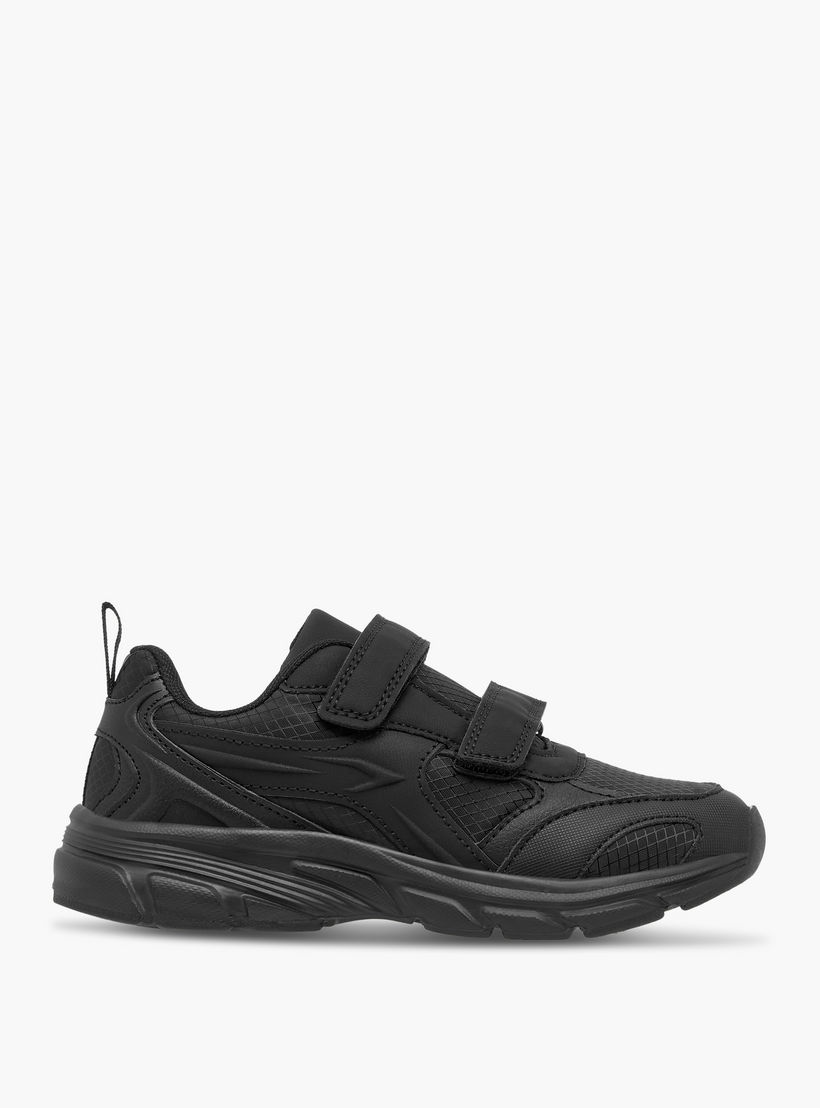Dash Panelled School Shoes with Hook and Loop Closure-boys-shoes-schoolshoes-image-3