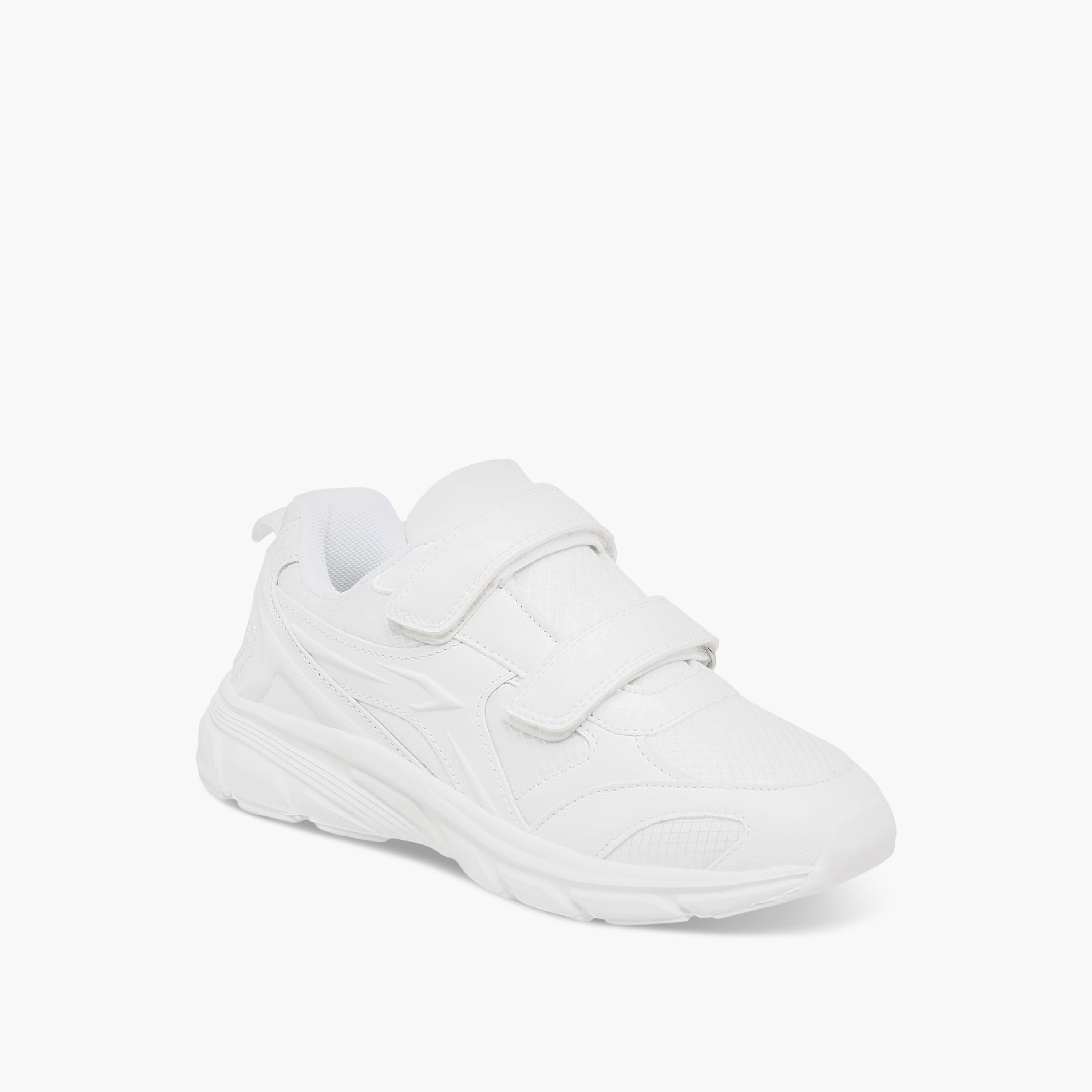 Dash Panelled School Shoes with Hook and Loop Closure-boys-shoes-schoolshoes-image-2