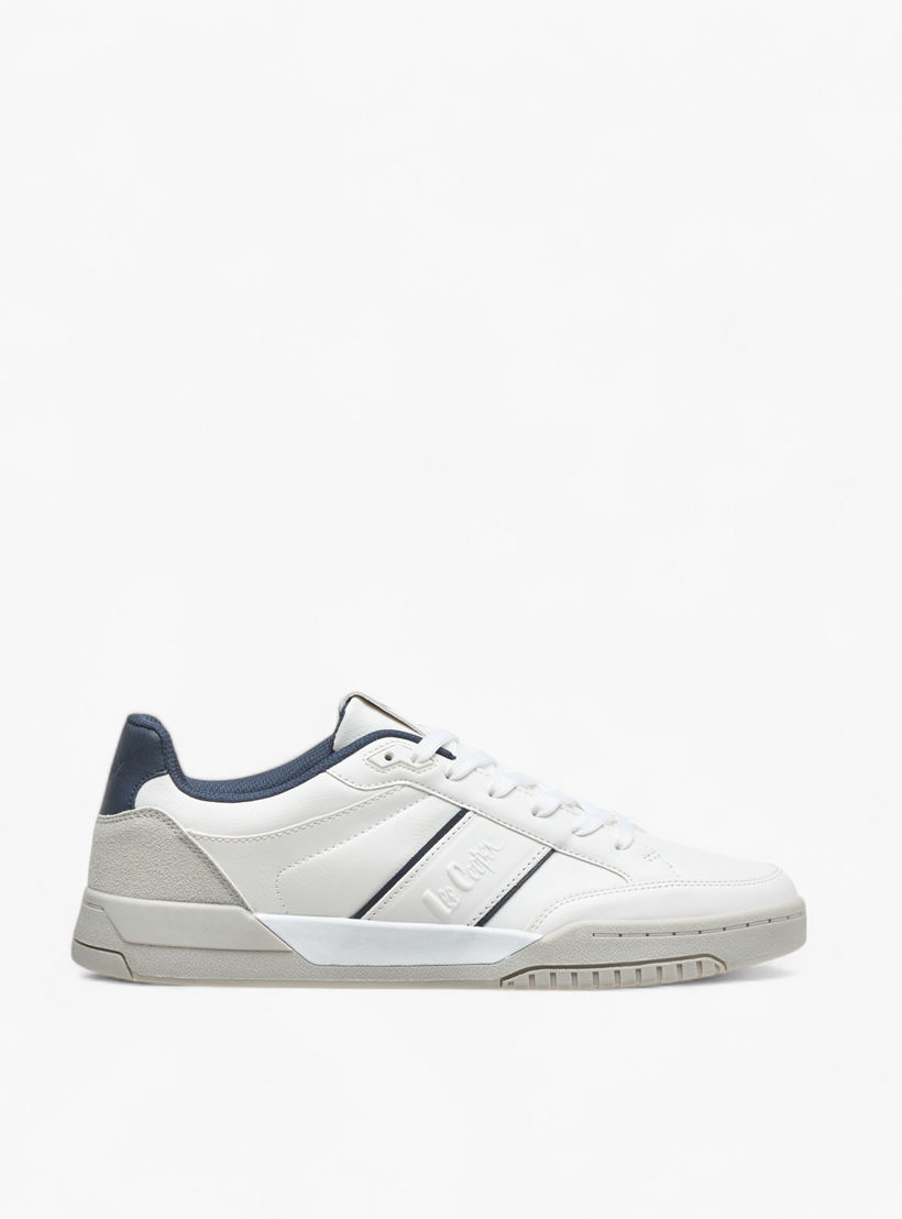 حذاء سنيكرز بتفاصيل شعار وبرباط إغلاق للرجال من لي كوبر-men-shoes-sneakers-image-3