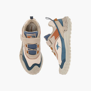 KangaROOS Kids' Logo Detail Sports Shoes with Hook and Loop Closure-boys-shoes-schoolshoes-image-1