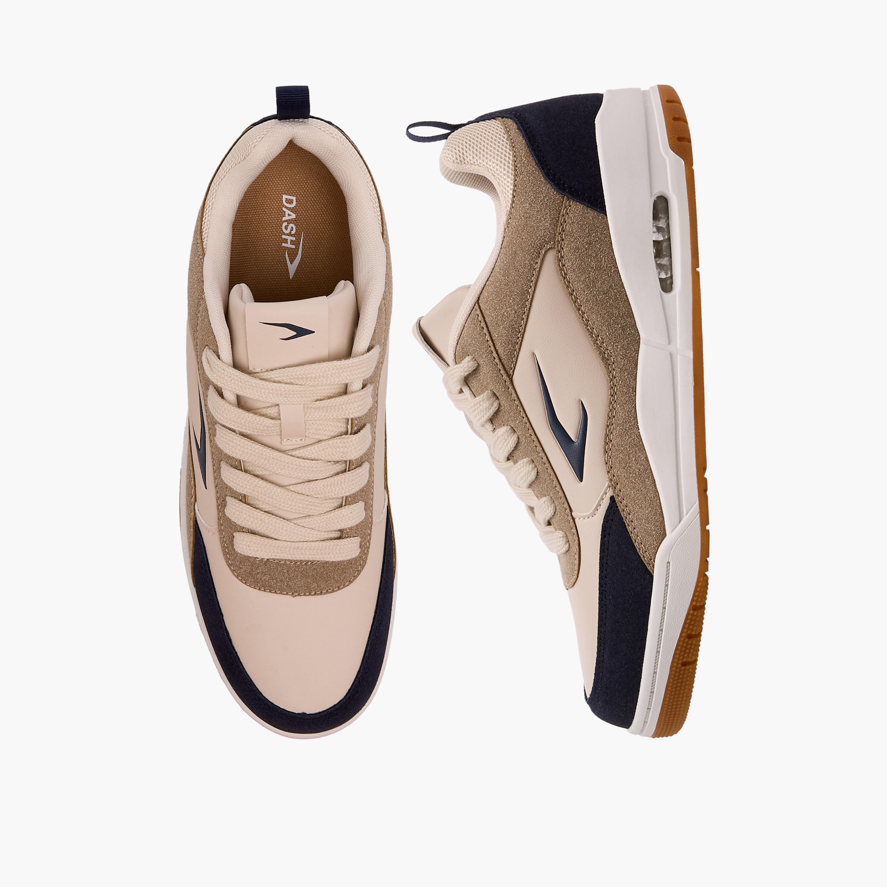 Dash Men Suede Lace-Up Ankle Sneakers-men-shoes-sneakers-image-1