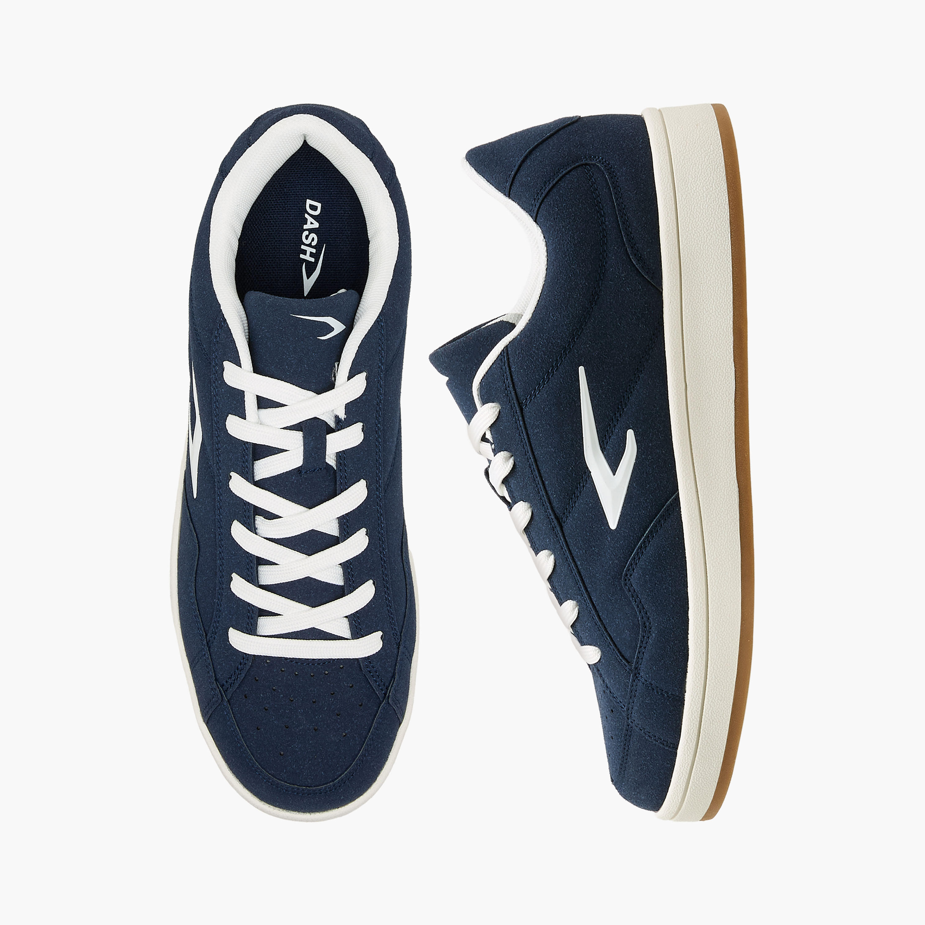Dash Men Perforated Ankle Sneakers-men-shoes-sneakers-image-1