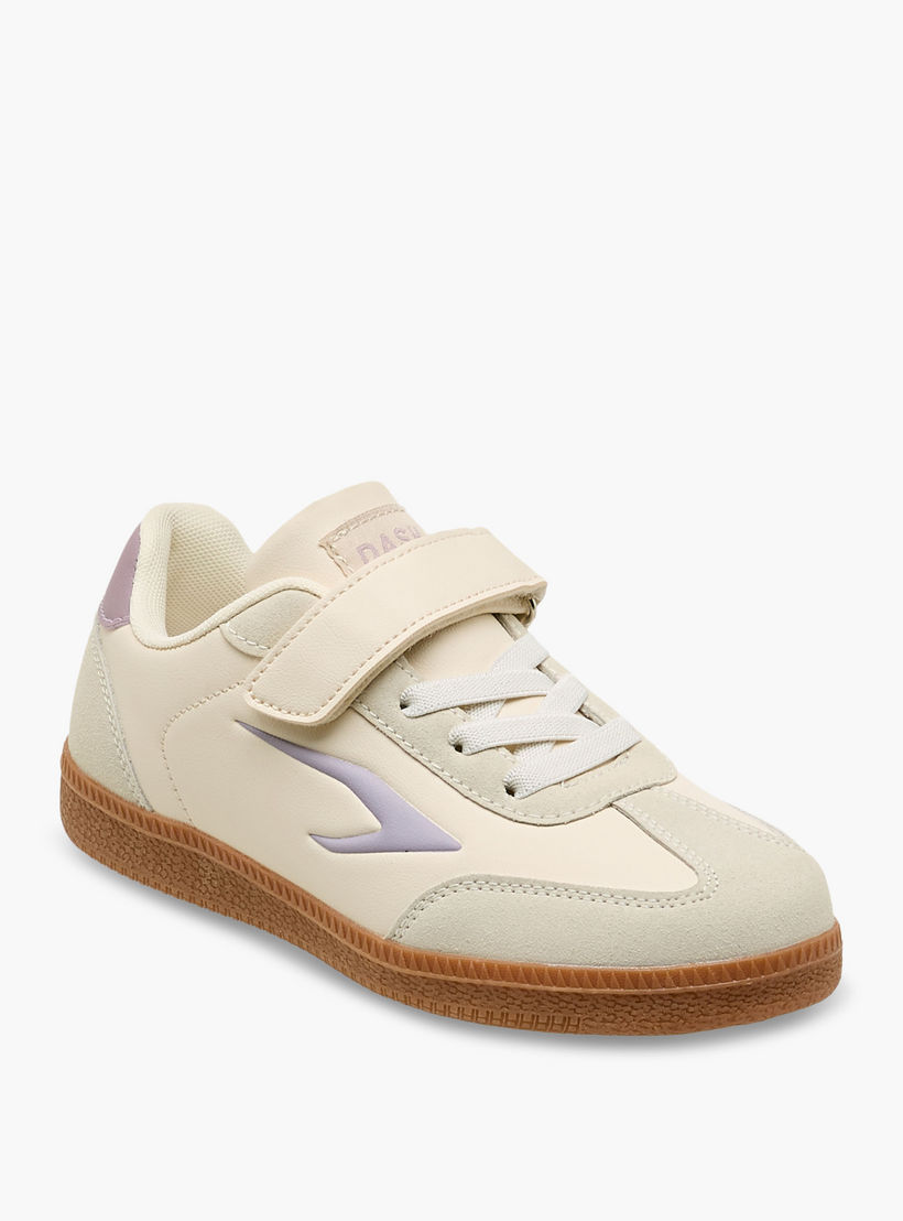 Dash Girls Hook & Loop Sports Shoes-girls-shoes-sports-image-2
