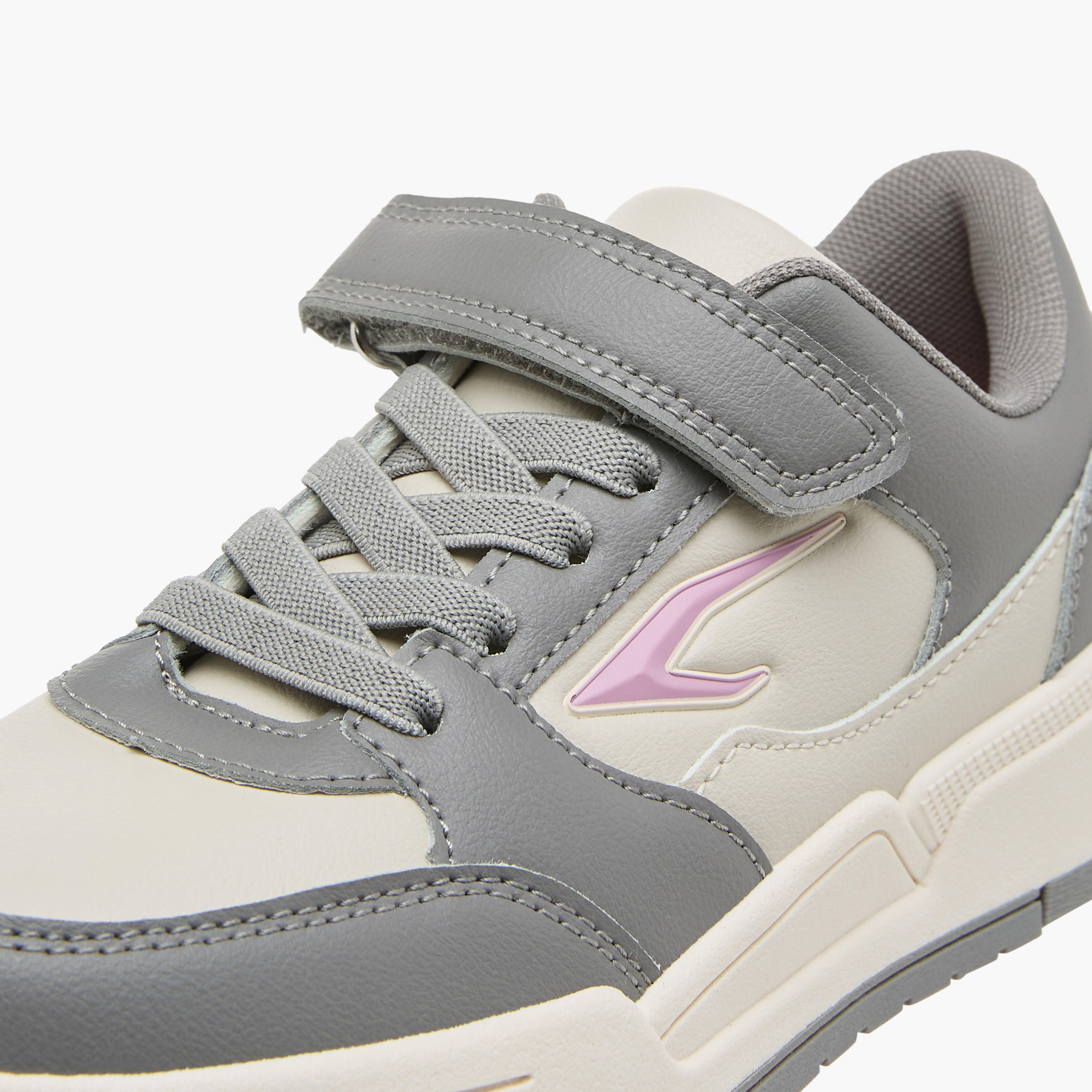حذاء سنيكرز بطول الكاحل وشريط إغلاق لاصق للبنات من داش-girls-shoes-sneakers-image-4