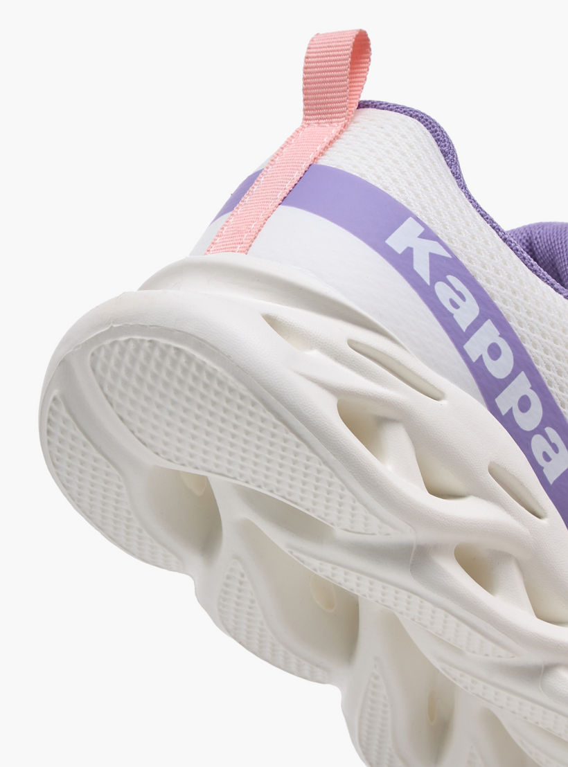 حذاء رياضي بطبعات شعار وشريط إغلاق لاصق للبنات من كابا-girls-shoes-sports-image-5