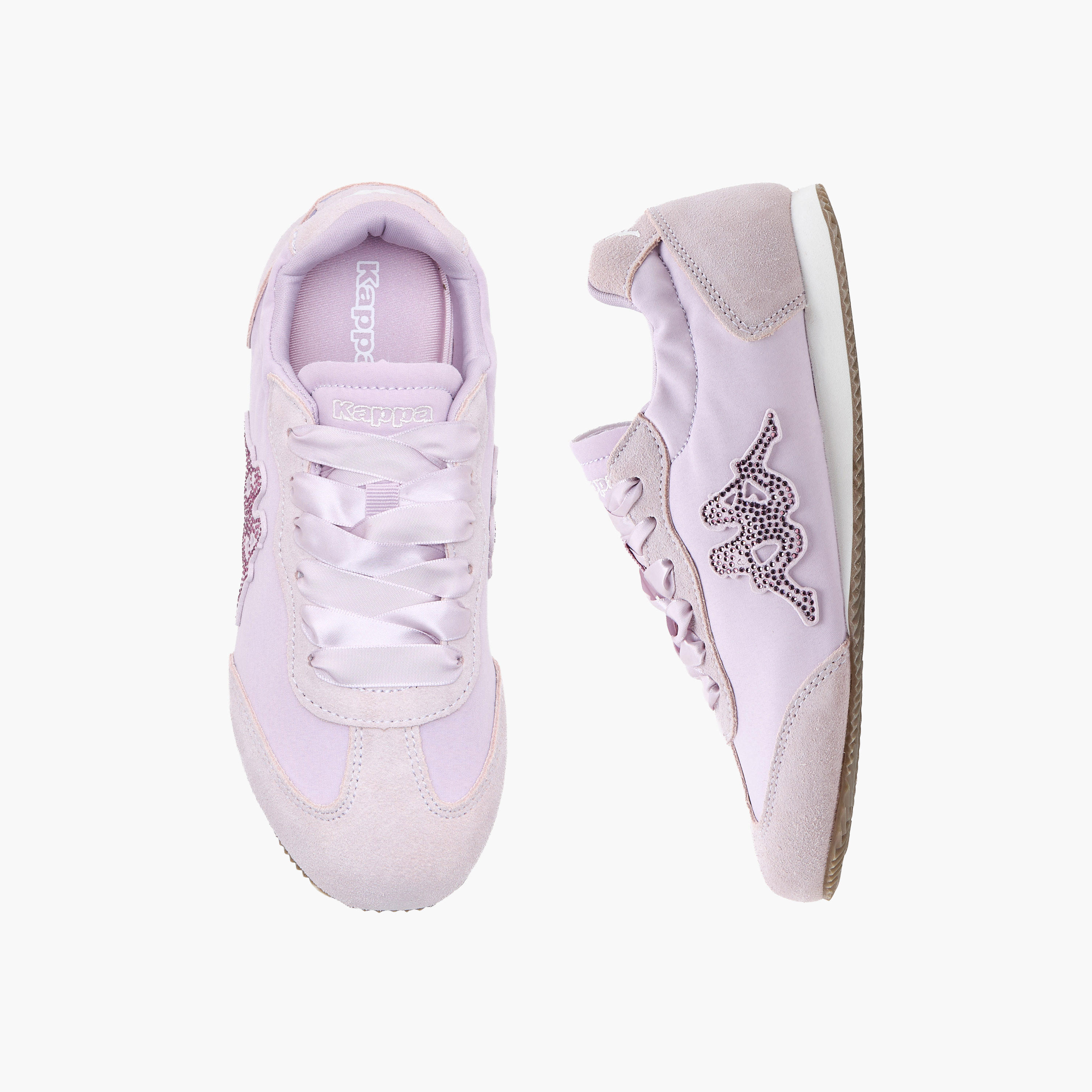 Kappa Girls Lace-Up Ankle Sneakers-girls-shoes-sneakers-image-1