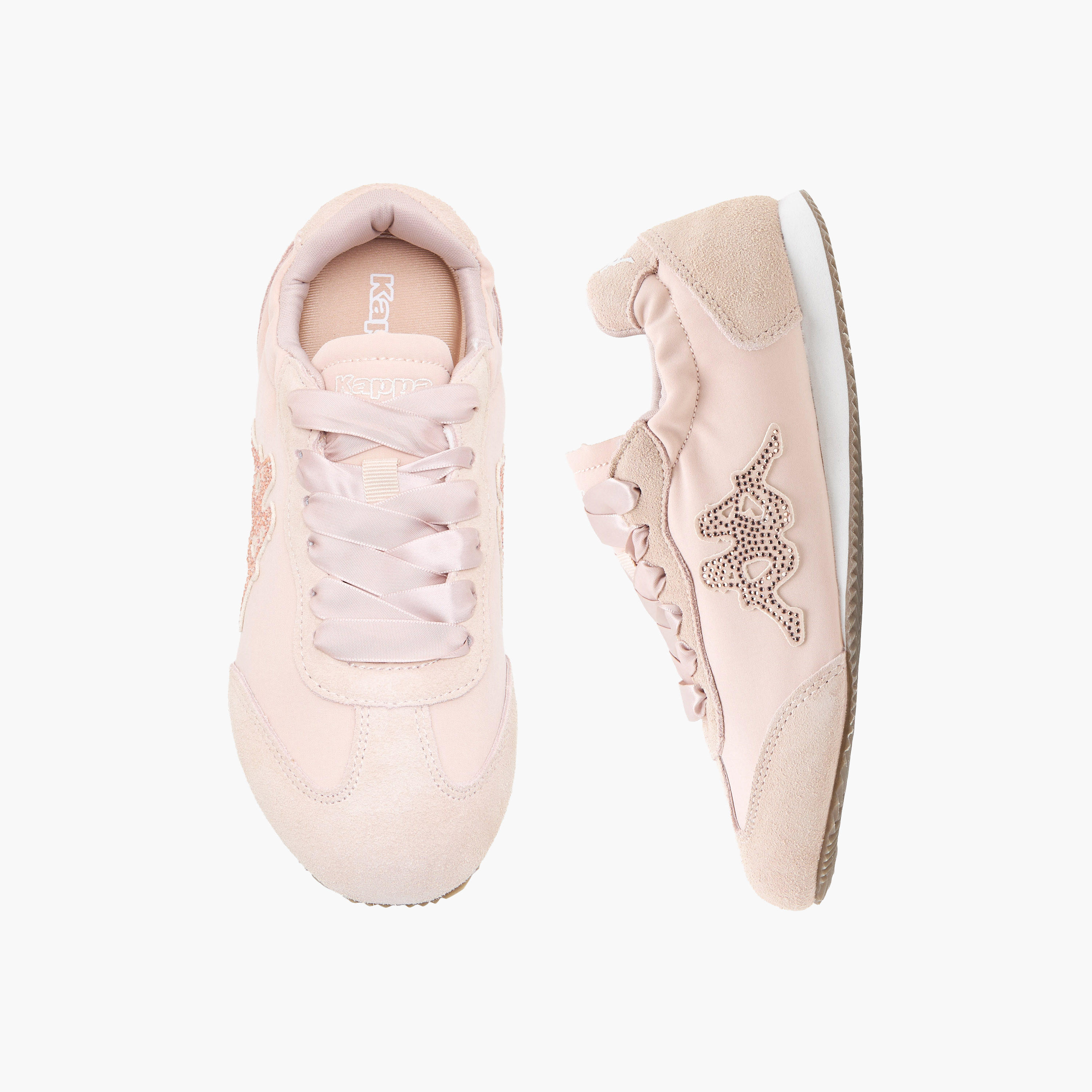 Kappa Girls Lace-Up Ankle Sneakers-girls-shoes-sneakers-image-1
