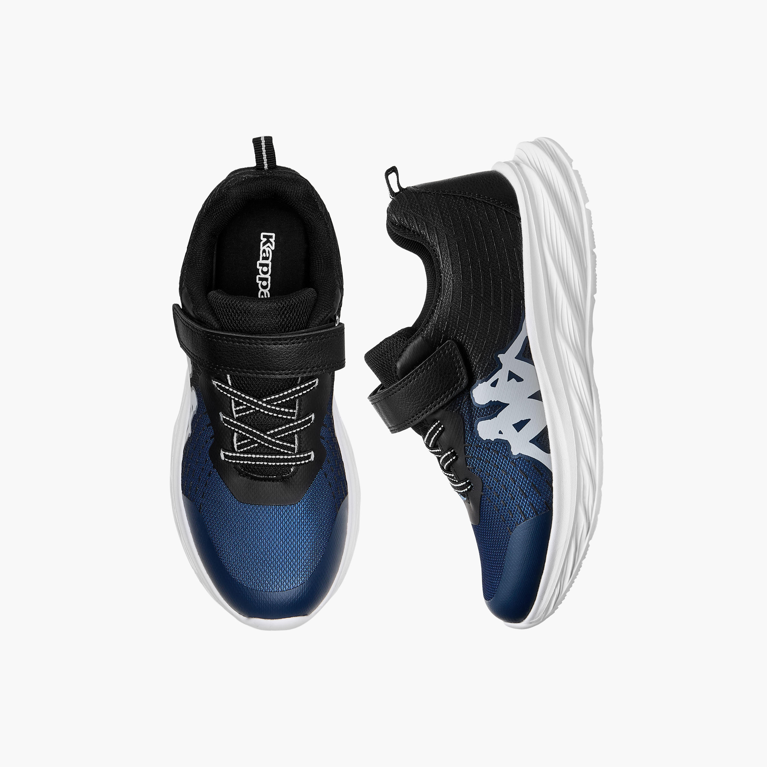 حذاء رياضي بشريط إغلاق لاصق وطبعات الشعار للجنسين من كابا-girls-shoes-sneakers-image-1