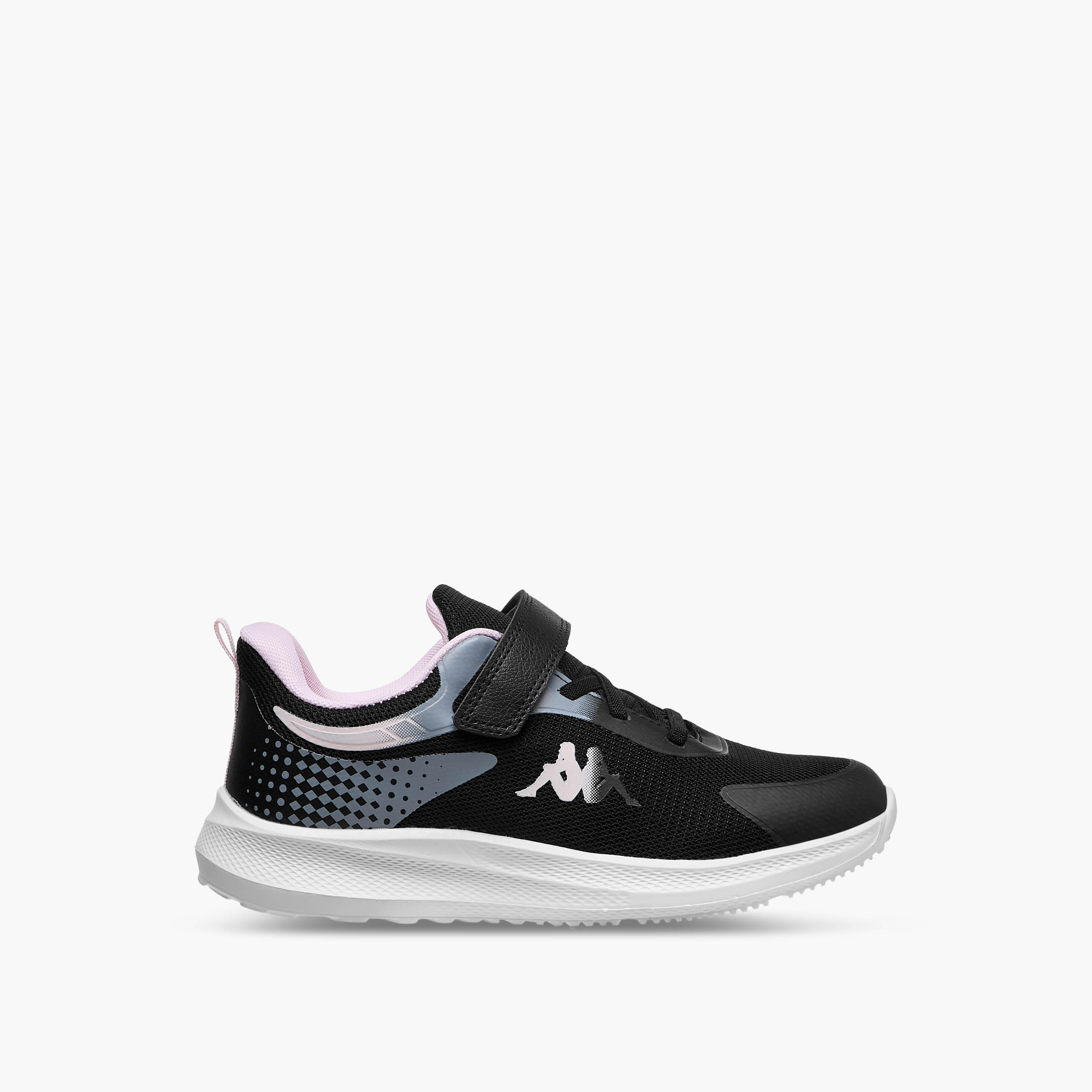 Kappa Girls Logo Print Hook and Loop Sports Shoes-girls-shoes-sneakers-image-3