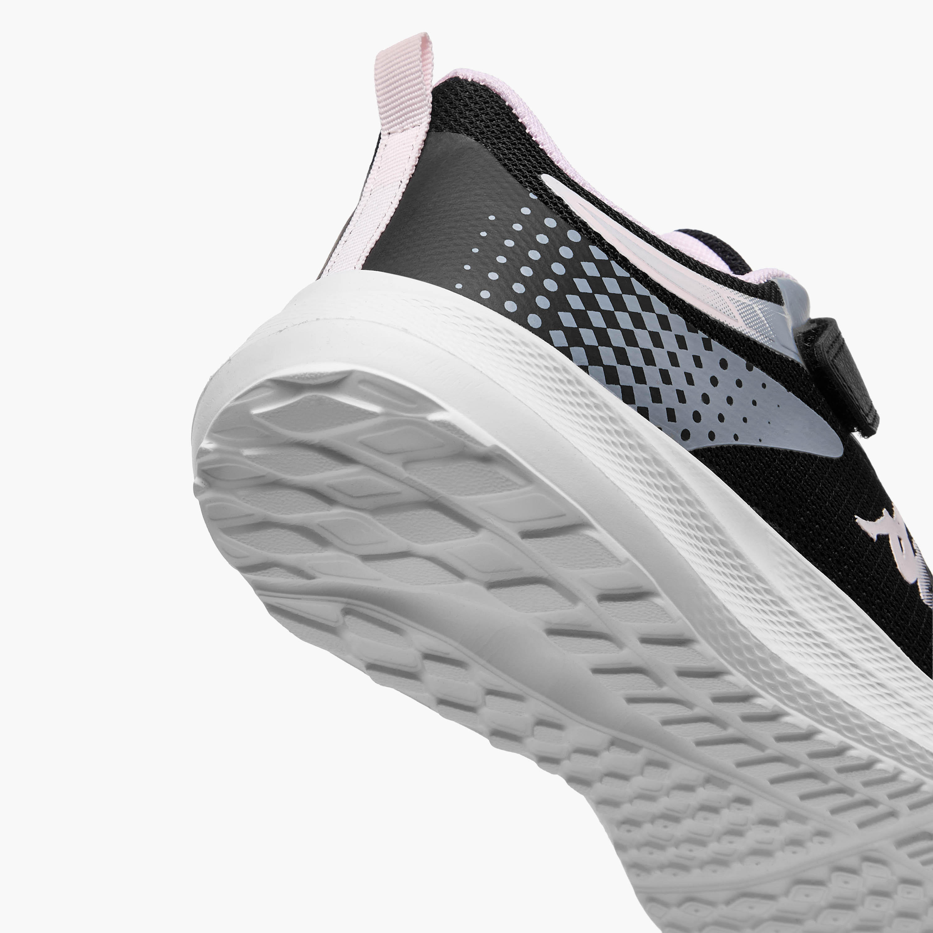 Kappa Girls Logo Print Hook and Loop Sports Shoes-girls-shoes-sneakers-image-5