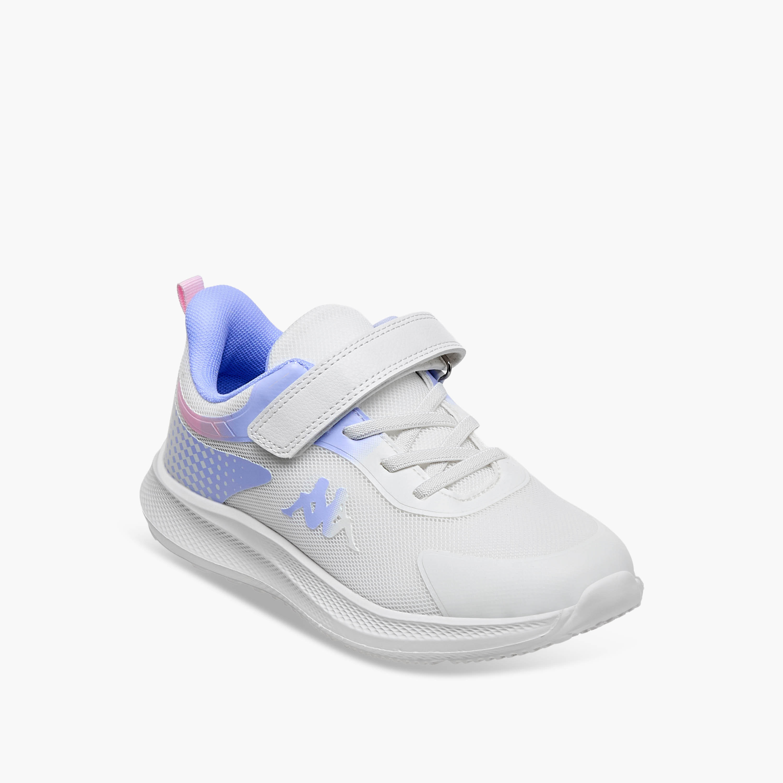 حذاء رياضي بشريط إغلاق لاصق وطبعات الشعار للبنات من كابا-girls-shoes-sneakers-image-2