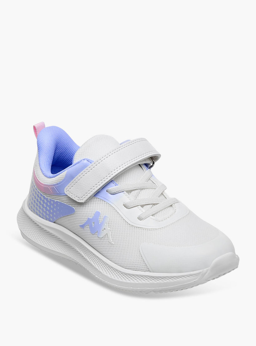 حذاء رياضي بشريط إغلاق لاصق وطبعات الشعار للبنات من كابا-girls-shoes-sneakers-image-2