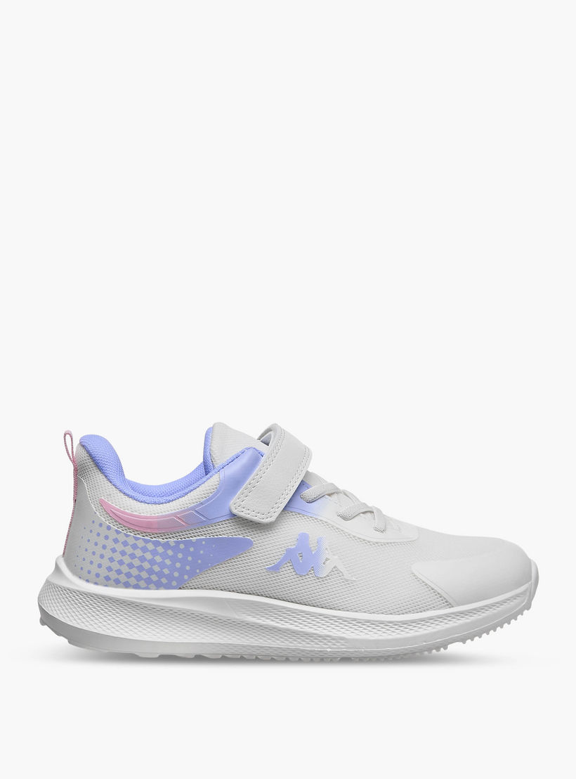 حذاء رياضي بشريط إغلاق لاصق وطبعات الشعار للبنات من كابا-girls-shoes-sneakers-image-3
