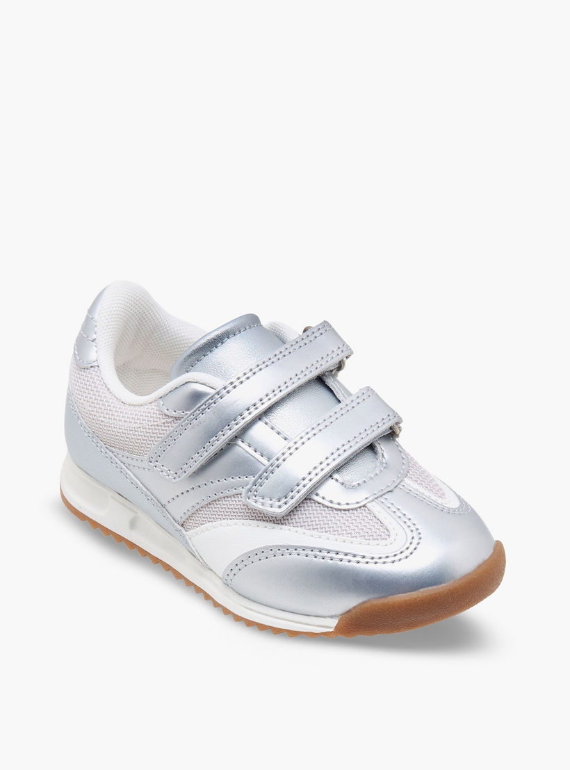 حذاء سنيكرز بشريط إغلاق لاصق للبنات من جونيورز-girls-shoes-sneakers-image-2