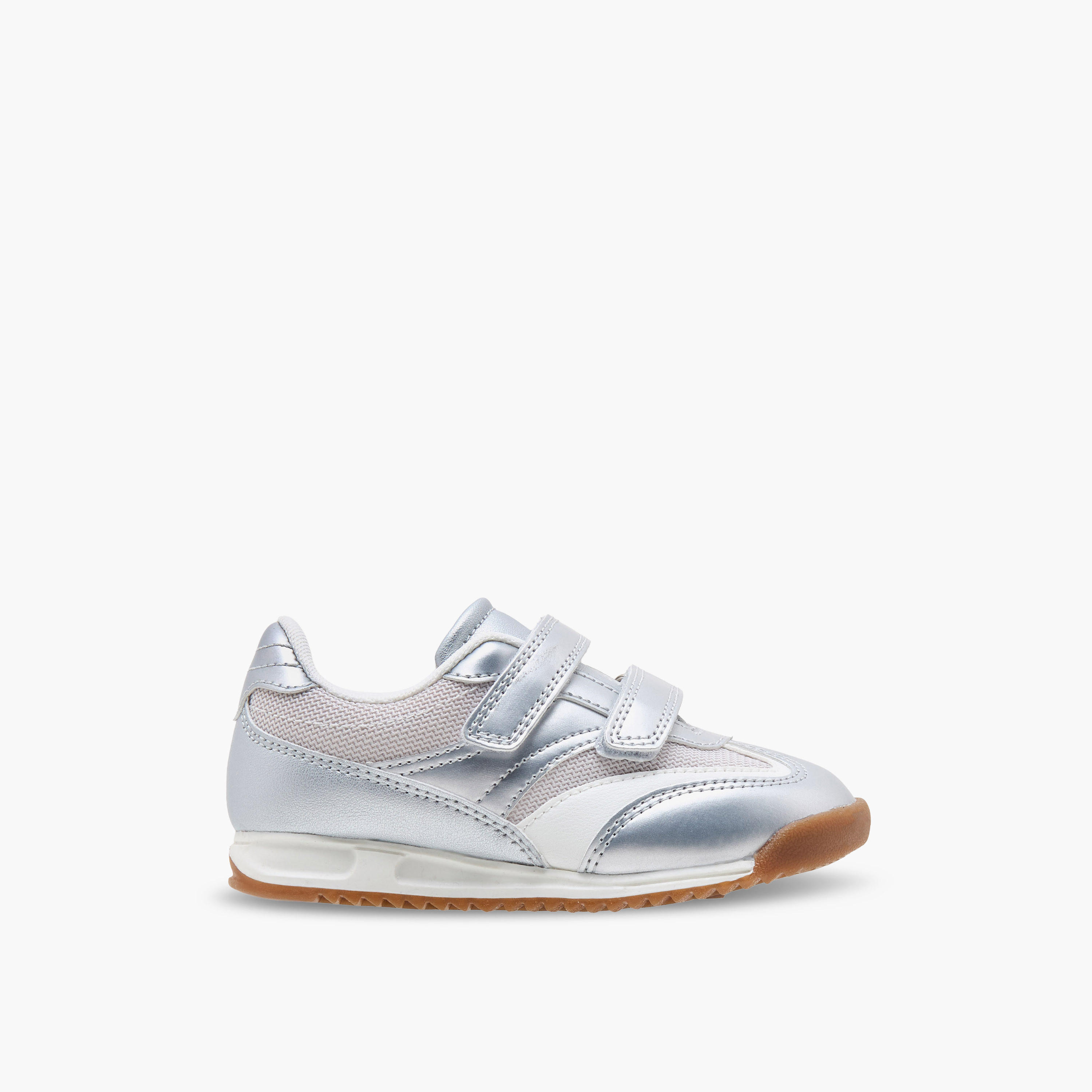 حذاء سنيكرز بشريط إغلاق لاصق للبنات من جونيورز-girls-shoes-sneakers-image-3