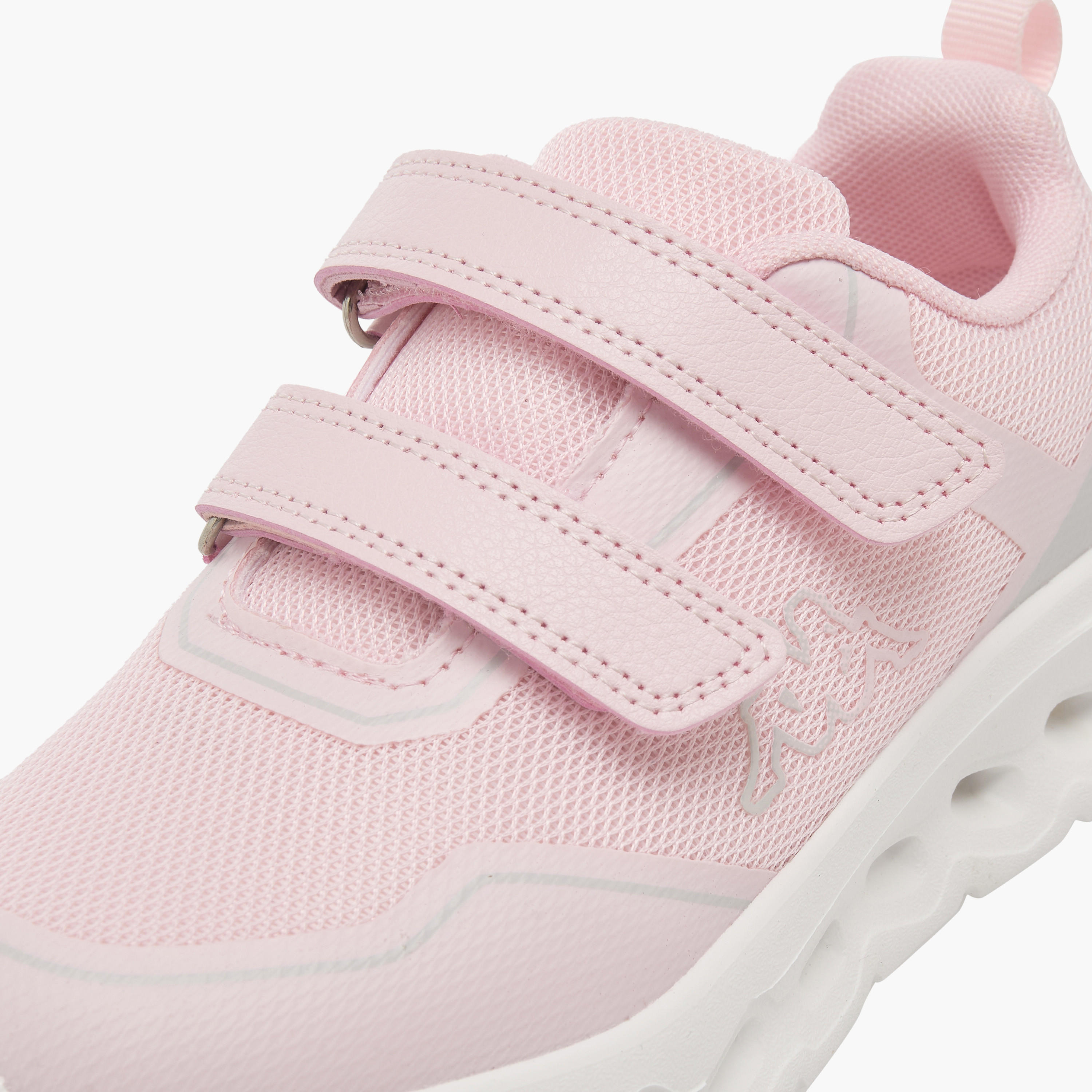 حذاء رياضي بشريط إغلاق لاصق وطبعات شعار للبنات من كابا-girls-shoes-sneakers-image-4