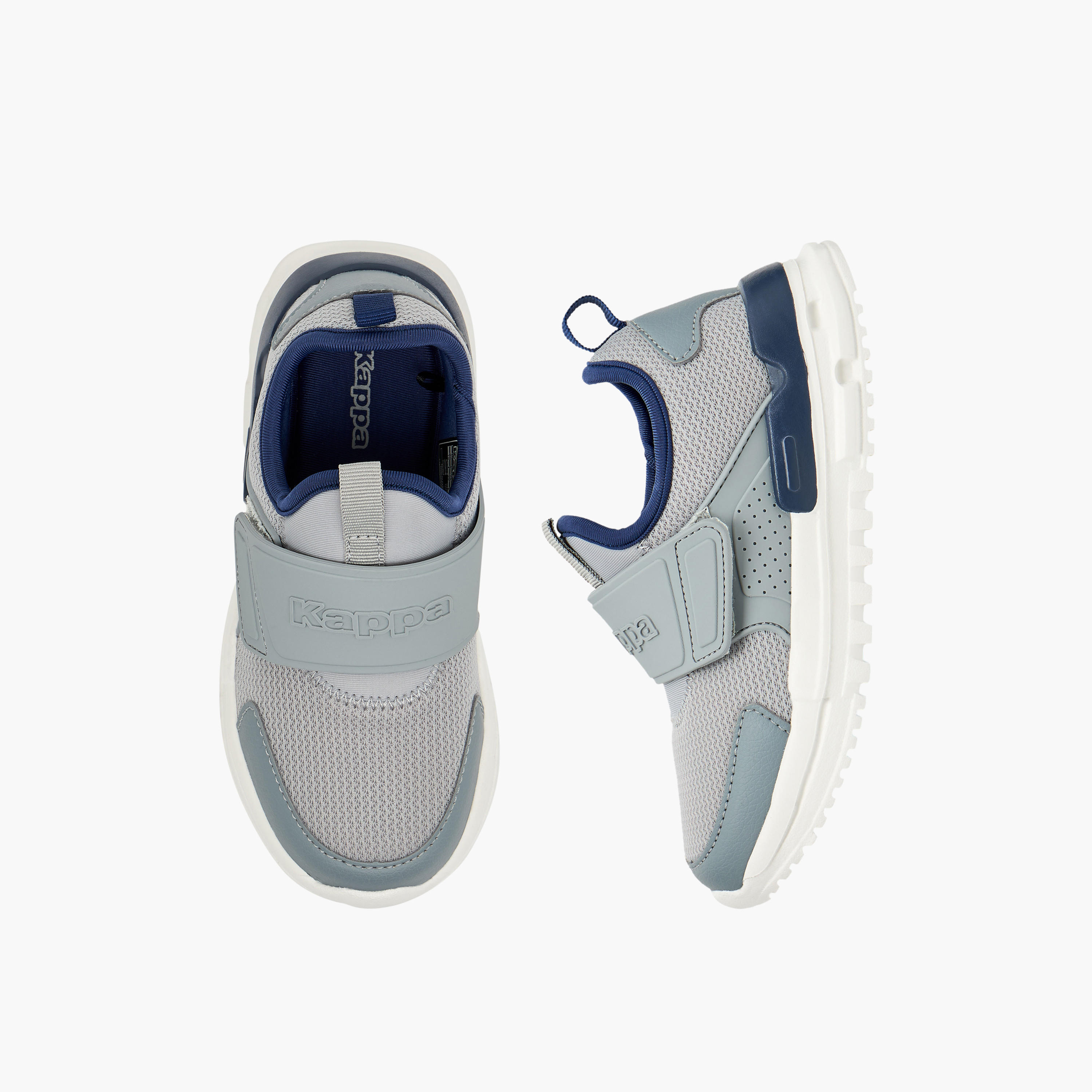 Kappa Boys Panelled Hook & Loop Sports Shoes-boys-shoes-sneakers-image-1