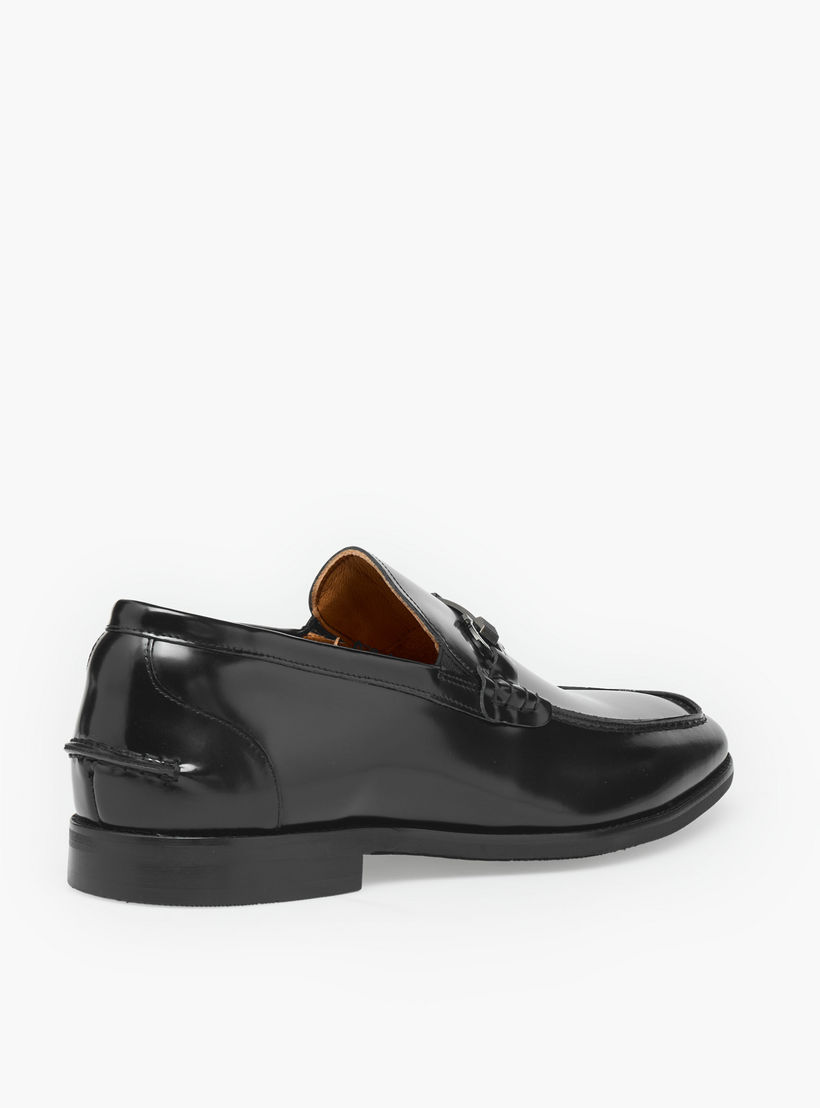 Duchini Men Leather Metallic Accent Loafers-men-shoes-formalshoes-image-6