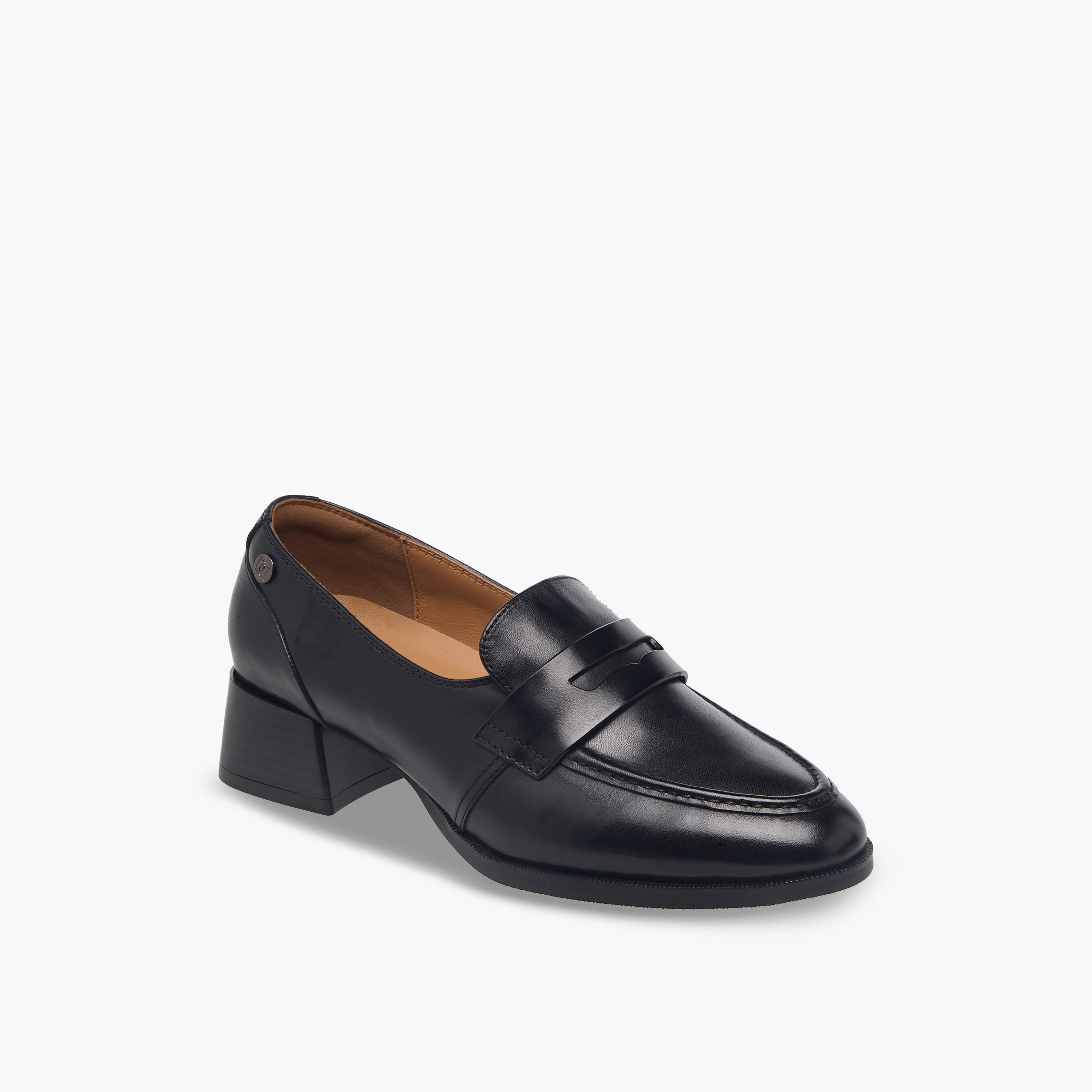 Duchini Women Block Heel Loafers-women-shoes-flats-loafers-image-2