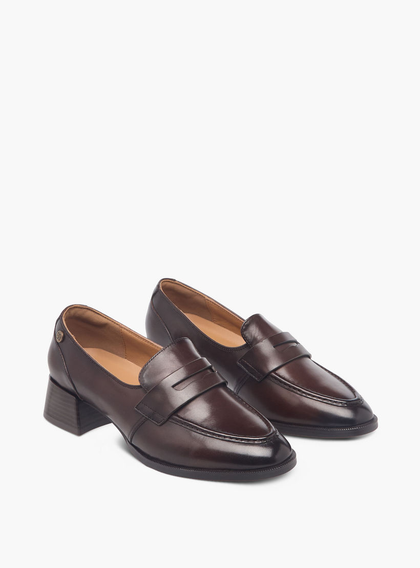 Duchini Women Block Heel Loafers-women-shoes-flats-loafers-image-1