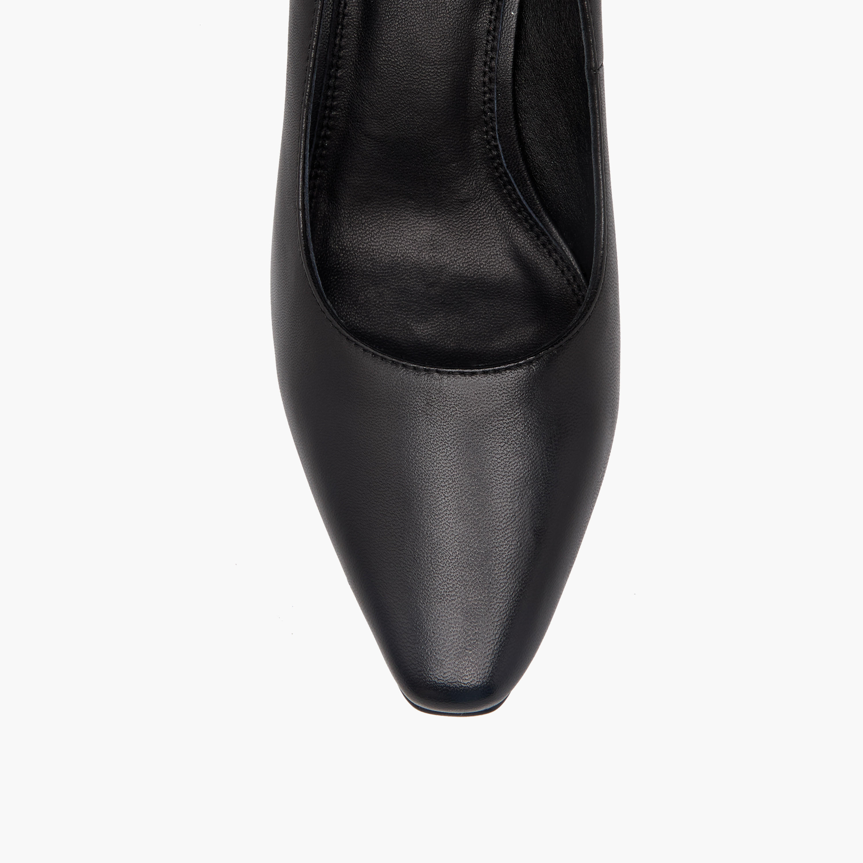 Duchini Women Flared Heel Leather Pumps-women-shoes-sandals-heeled-image-4