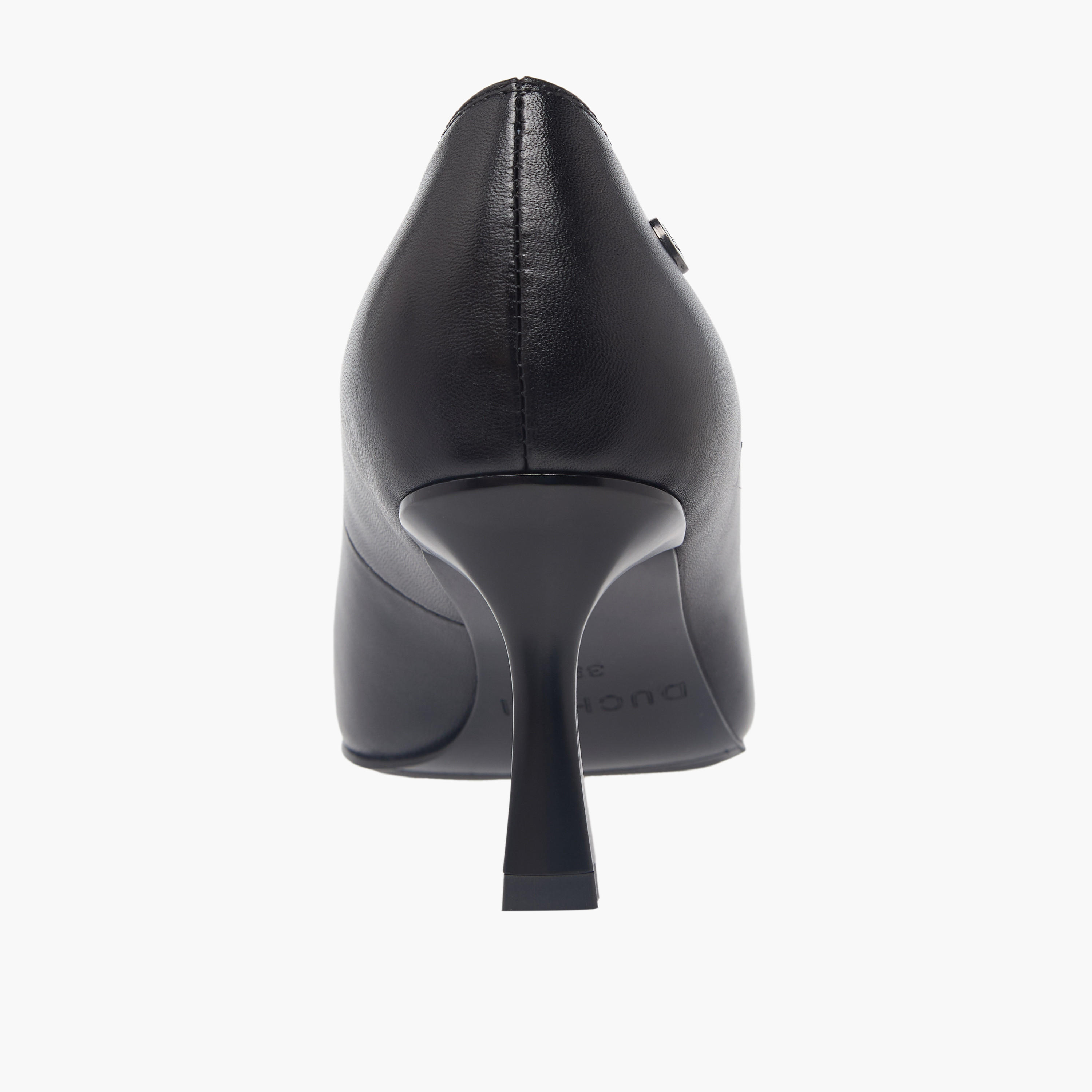 Duchini Women Flared Heel Leather Pumps-women-shoes-sandals-heeled-image-5