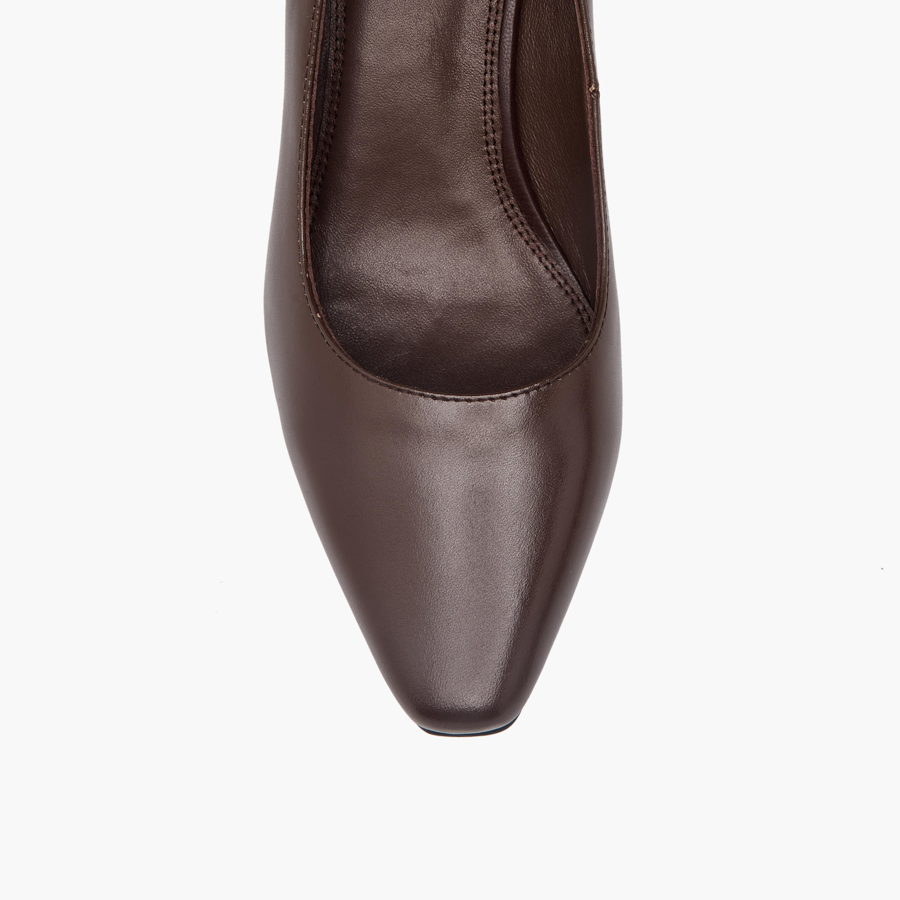 Duchini Women Flared Heel Leather Pumps-women-shoes-sandals-heeled-image-4