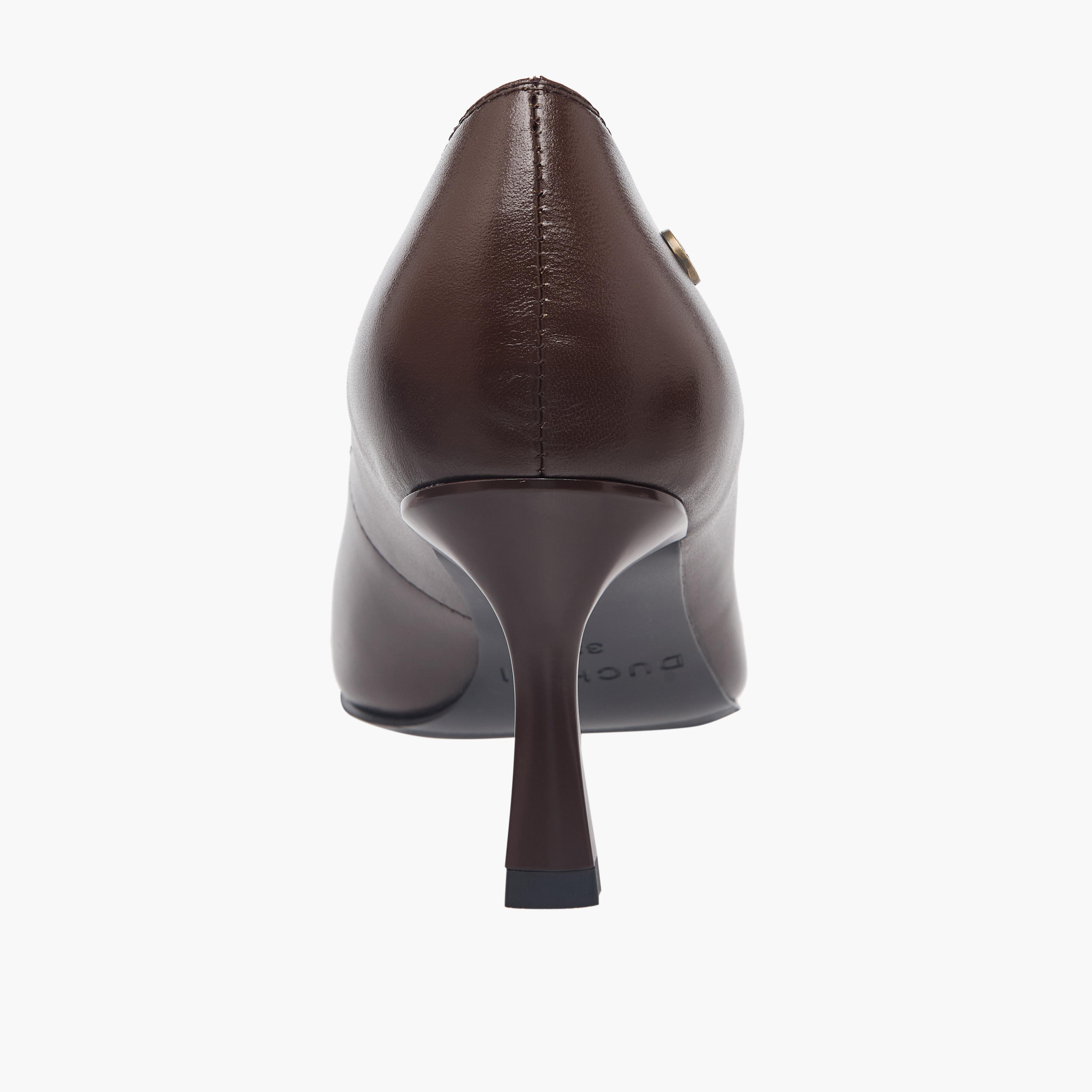 Duchini Women Flared Heel Leather Pumps-women-shoes-sandals-heeled-image-5