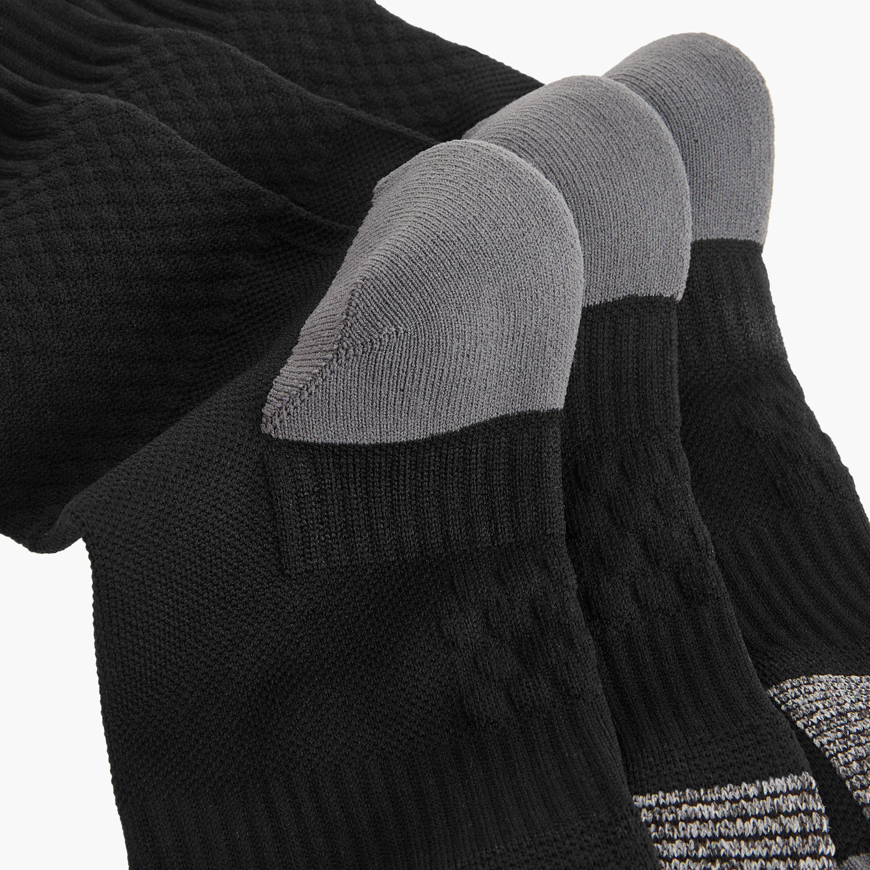 Kappa Textured Non Terry Crew Length Socks - Set of 3-men-socks-image-4