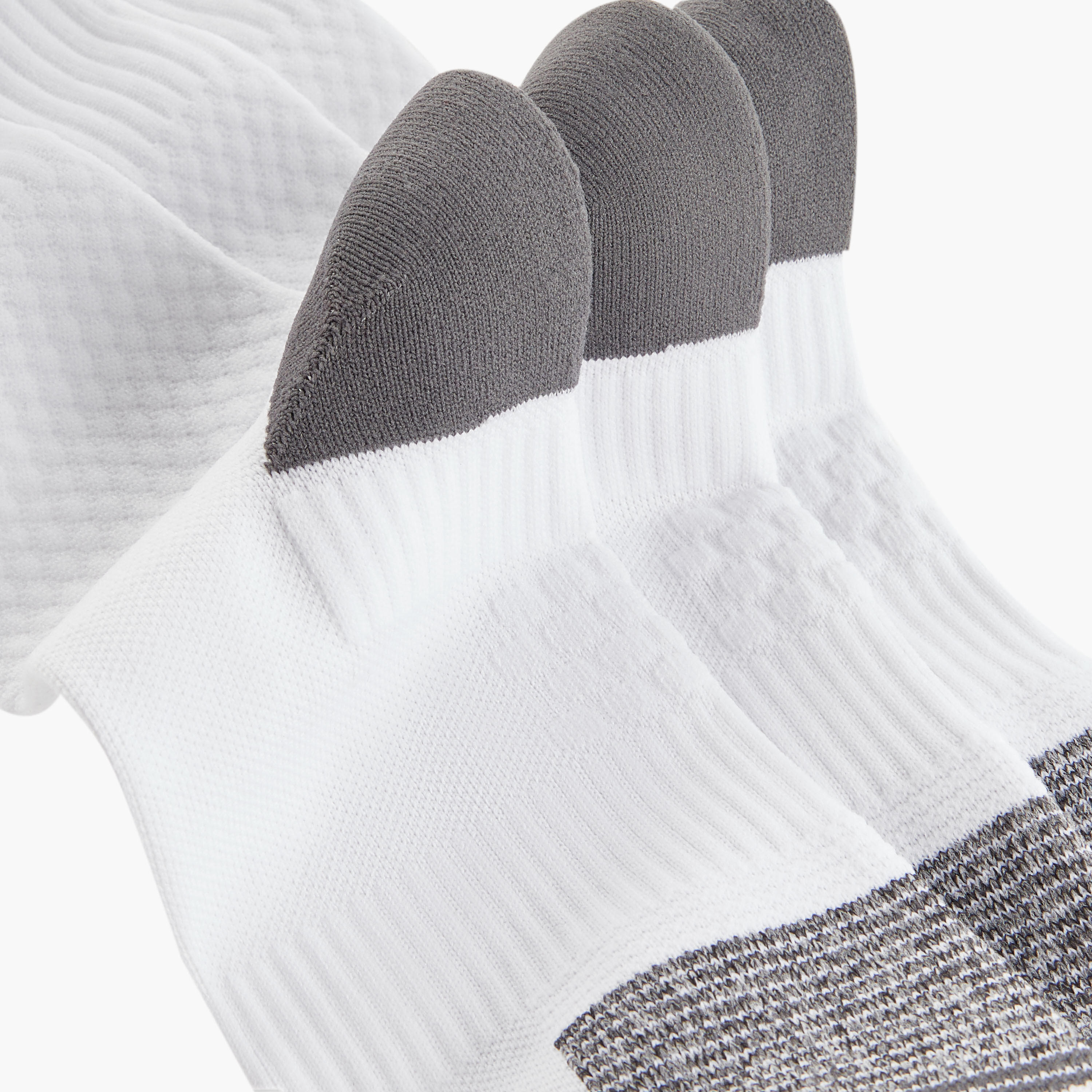 طقم جوارب غير وبرية بارزة الملمس 3 أزواج بطول ربلة الساق من كابا-men-socks-image-4