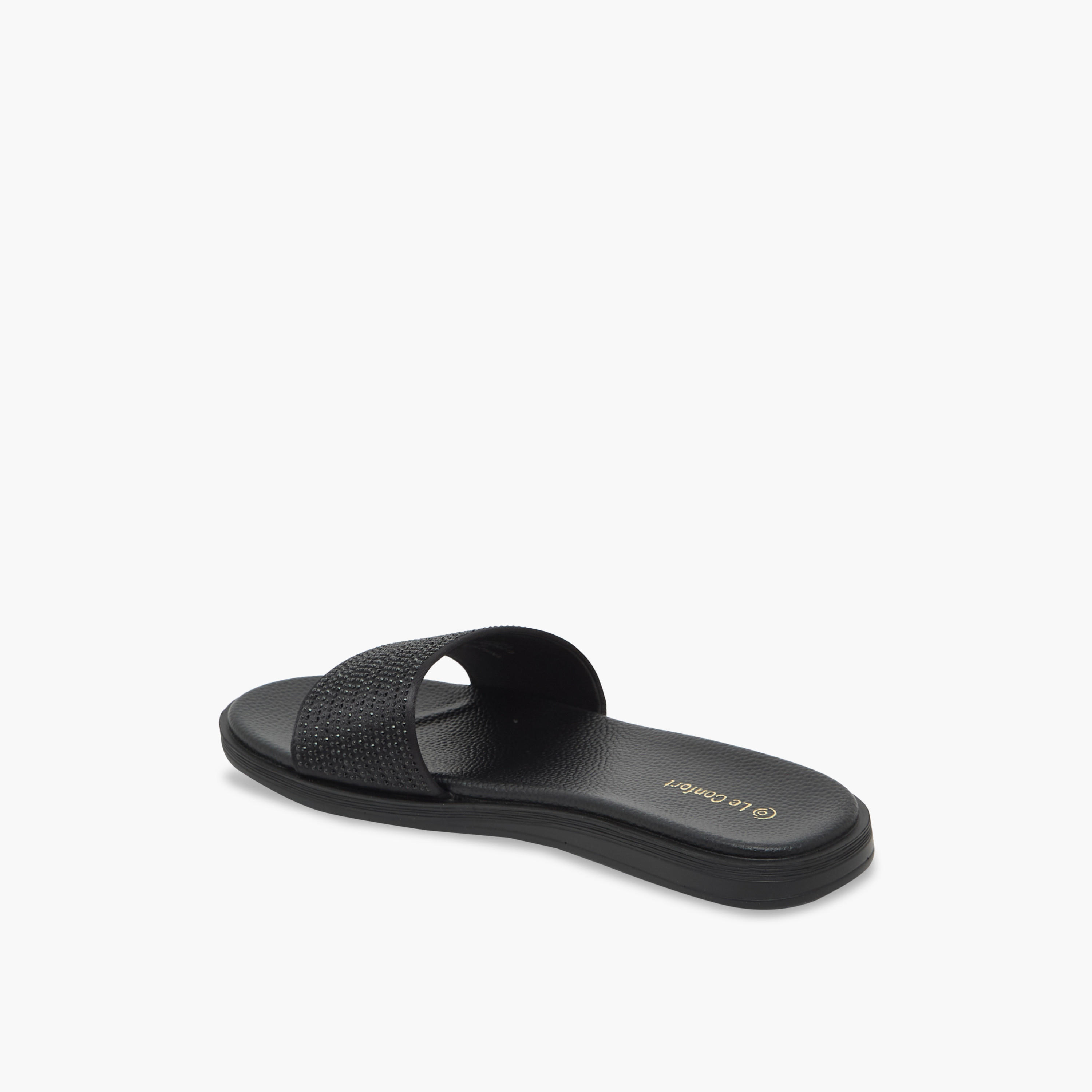 صندل مريح بحزام مزين من لو كونفورت-women-shoes-sandals-flats-image-5