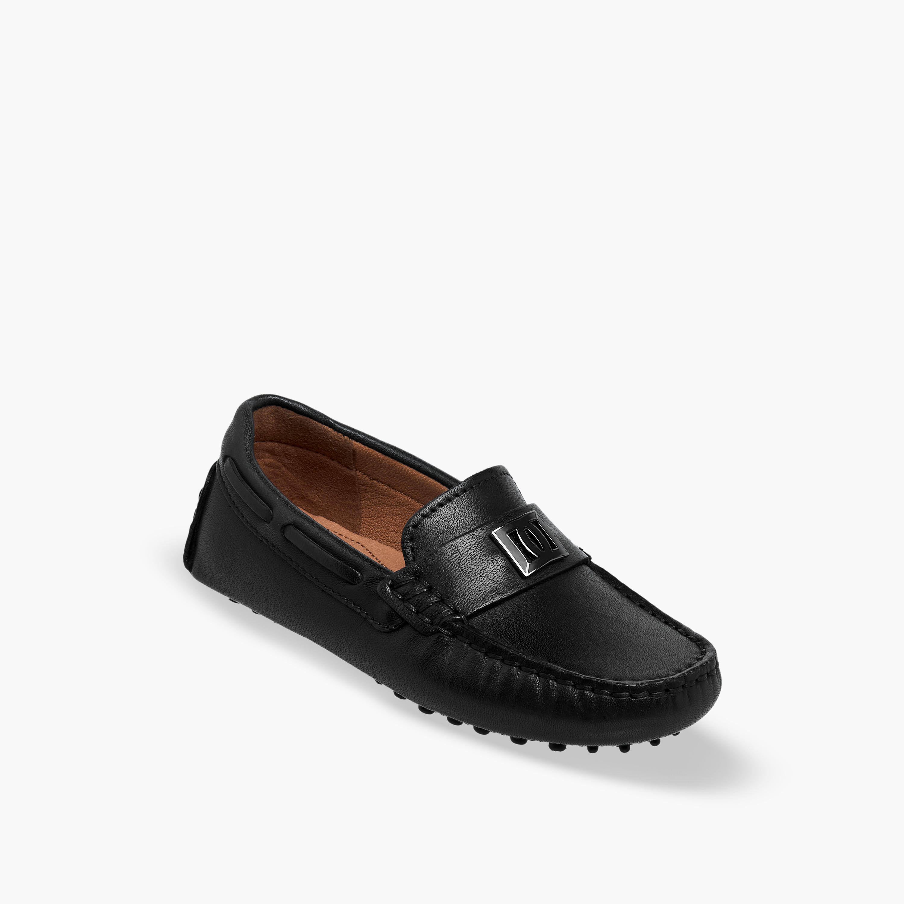 حذاء موكاسين جلد سهل الارتداء للأولاد من مستر دوتشيني-boys-shoes-loafers-image-3