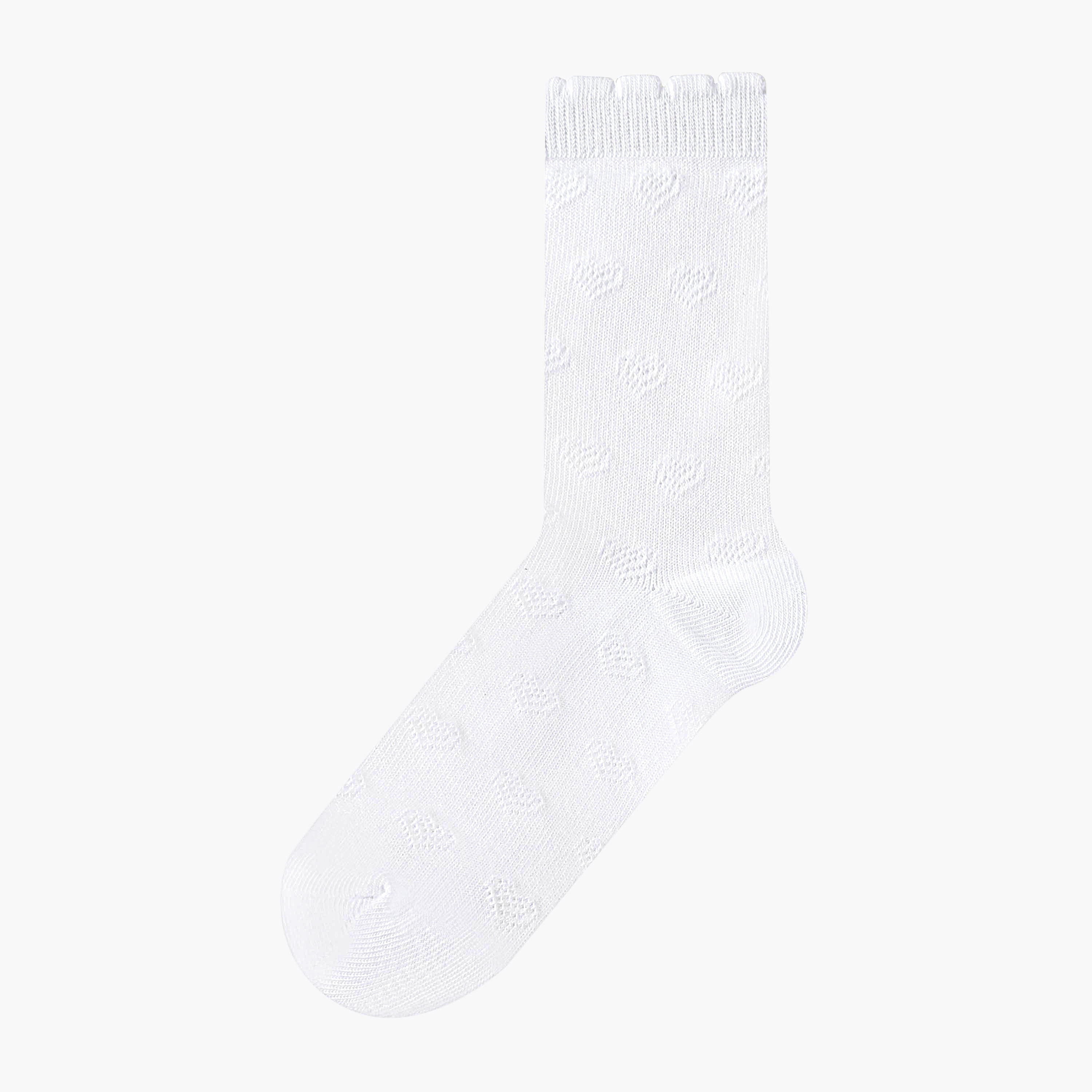 طقم جوارب بطول منتصف الساق 3 أزواج للبنات من جونيورز-girls-accessories-socks-image-2