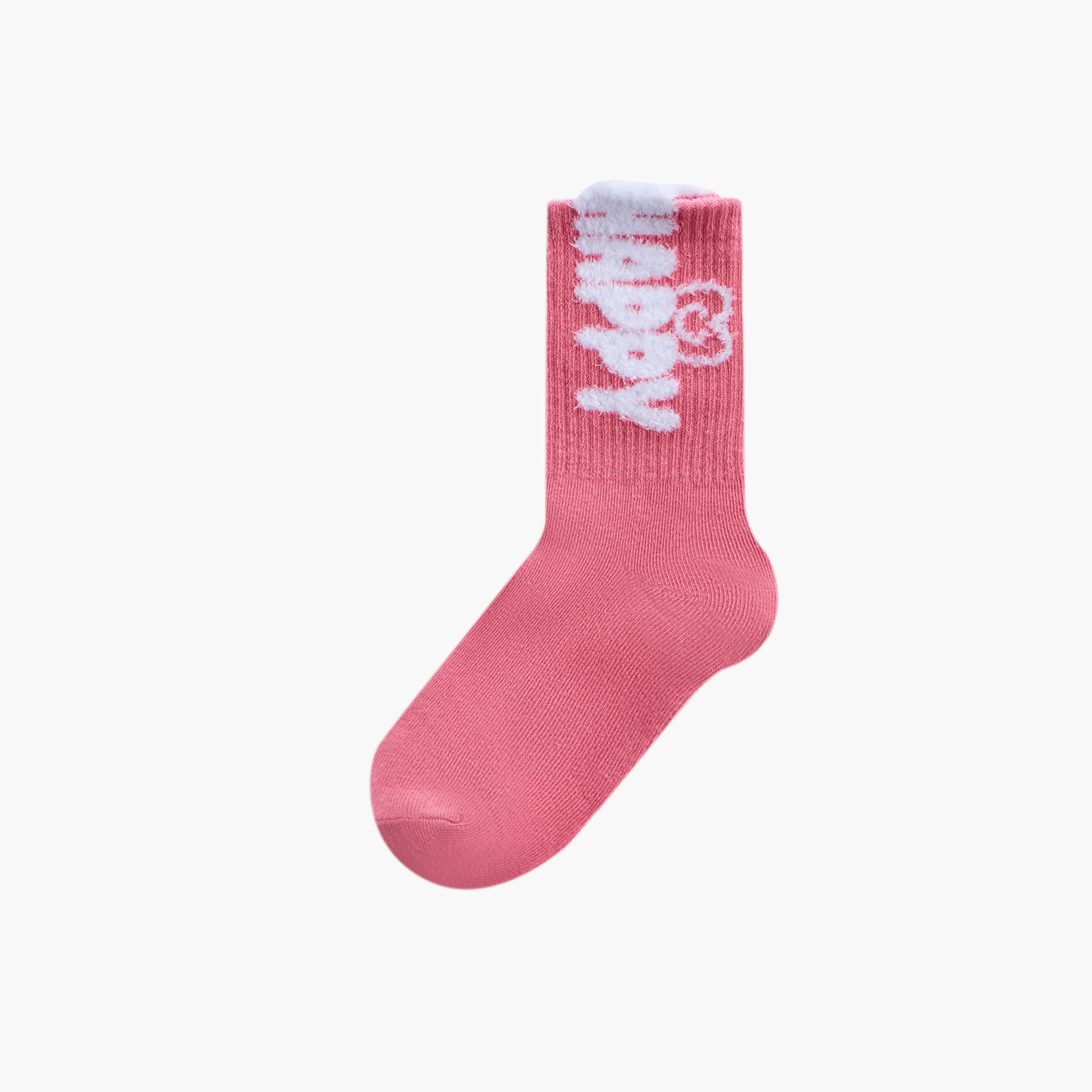Little Missy Girls Non Terry Crew Lenght Socks - Set of 3-girls-accessories-socks-image-2