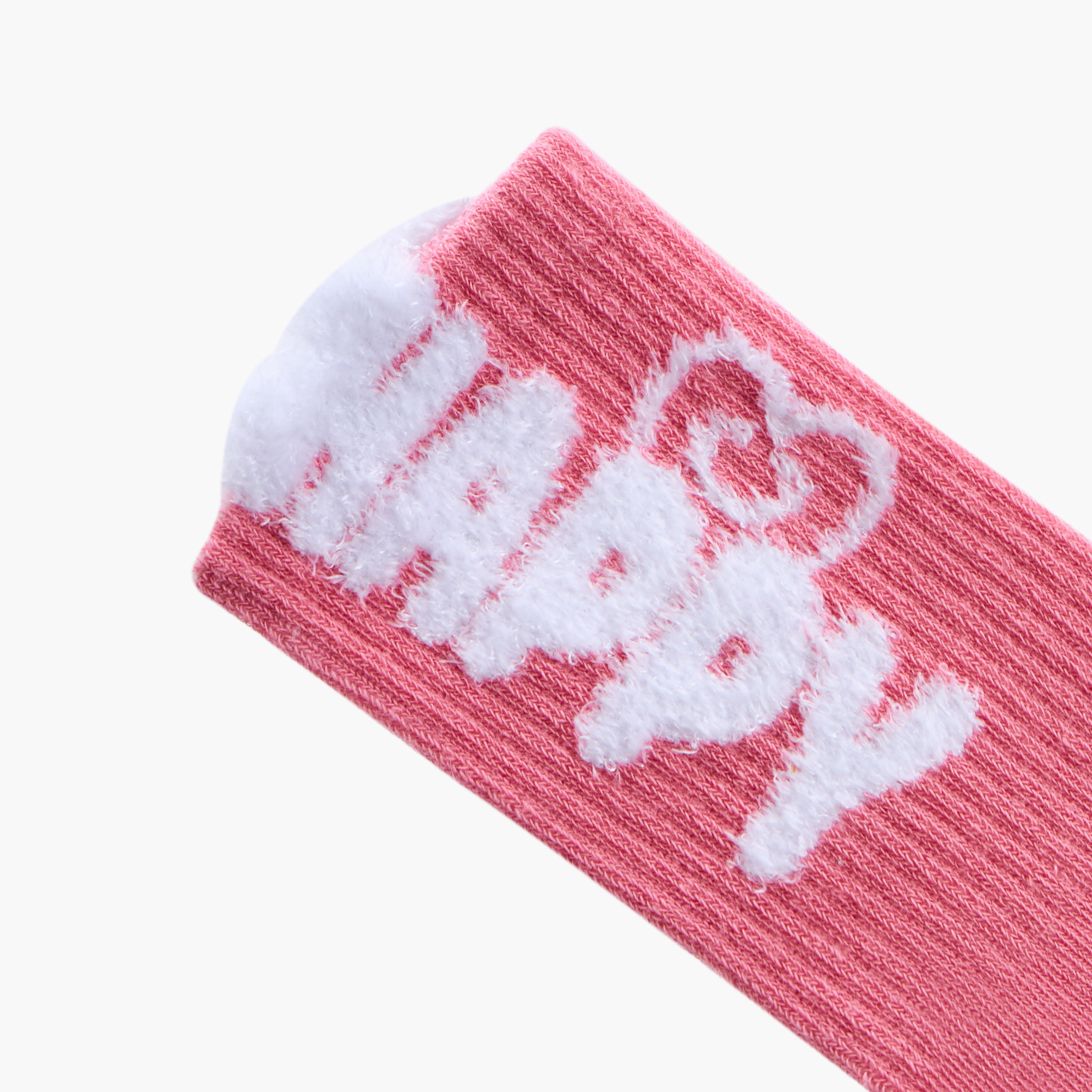 Little Missy Girls Non Terry Crew Lenght Socks - Set of 3-girls-accessories-socks-image-3