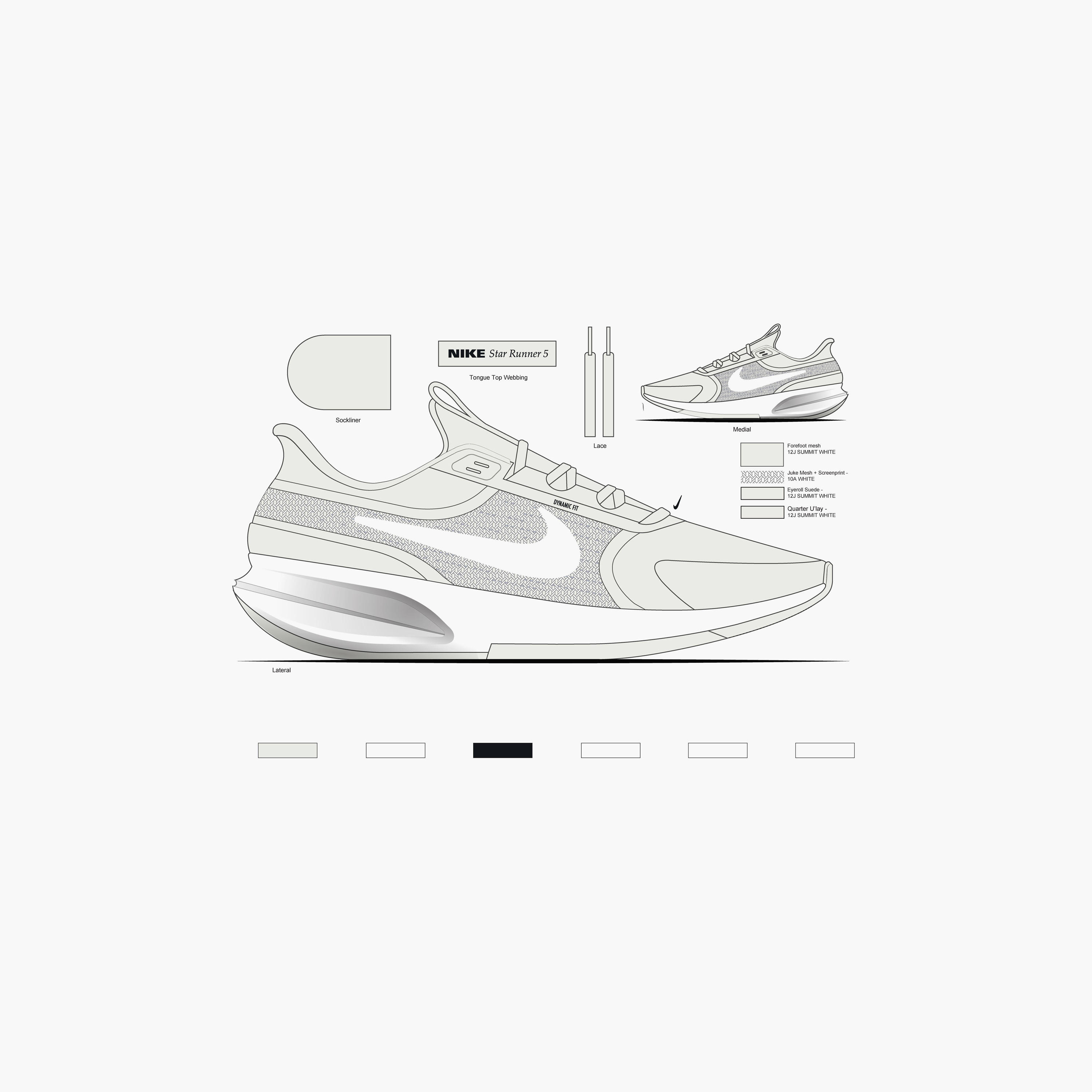 Nike Kids' NIKE STAR RUNNER 5 PS School Shoes with Hook and Loop Closure - HF7005-101-boys-shoes-schoolshoes-image-4