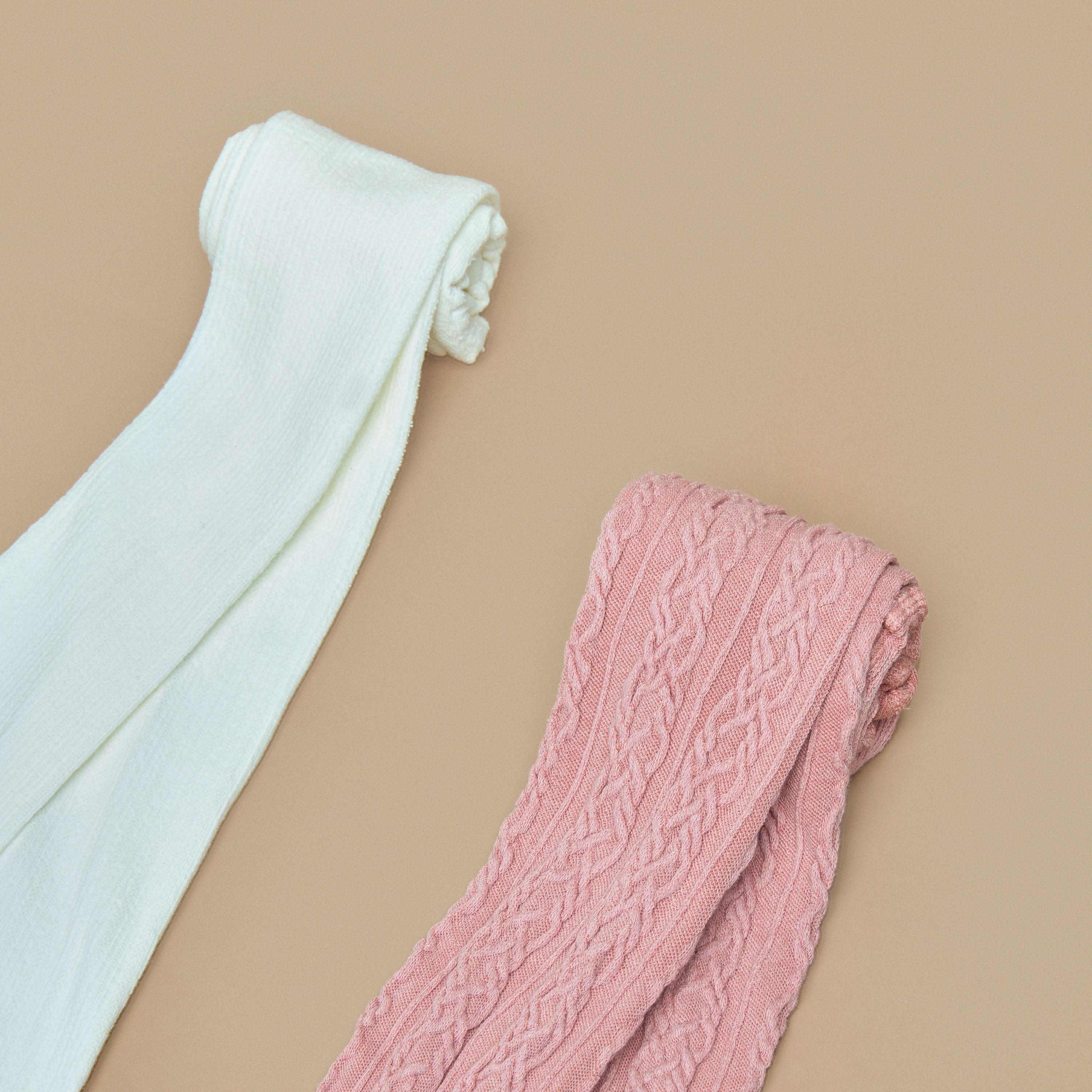 Little Missy Assorted Tights with Elasticated Waistband - Set of 2-girls-accessories-socks-image-3