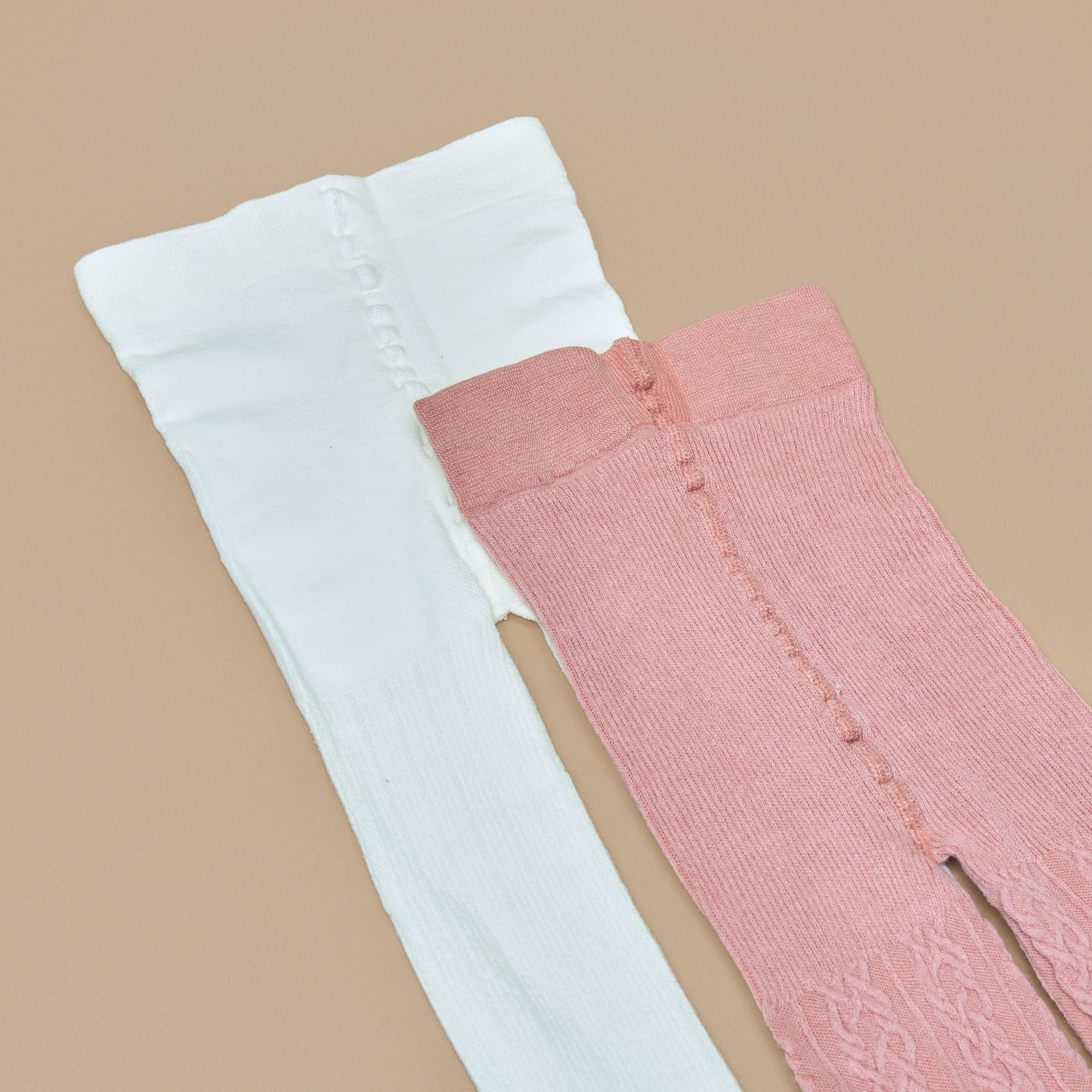 Little Missy Assorted Tights with Elasticated Waistband - Set of 2-girls-accessories-socks-image-4