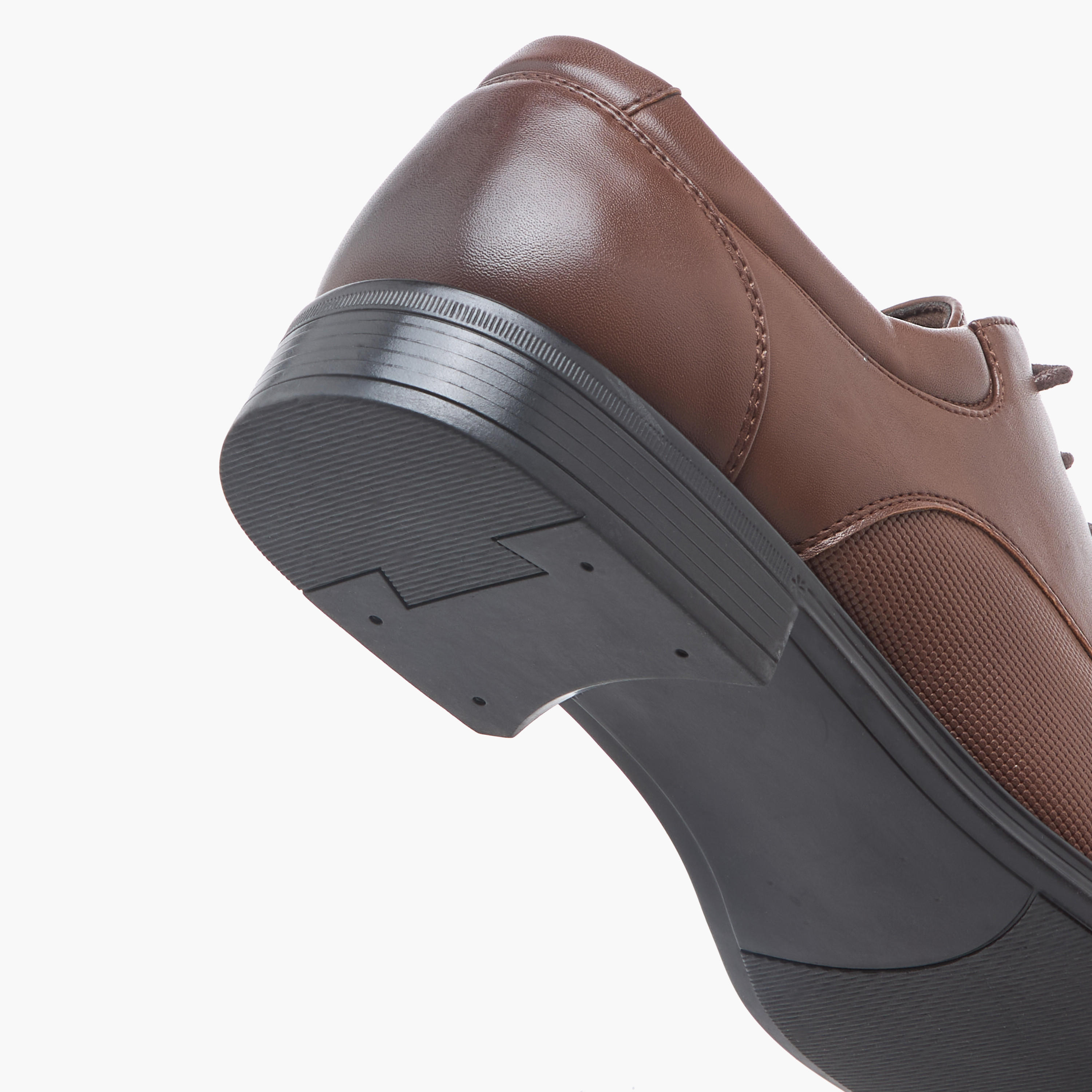 LBL by Shoexpress Men Textured Lace-Up Derby Shoes-men-shoes-formalshoes-image-5